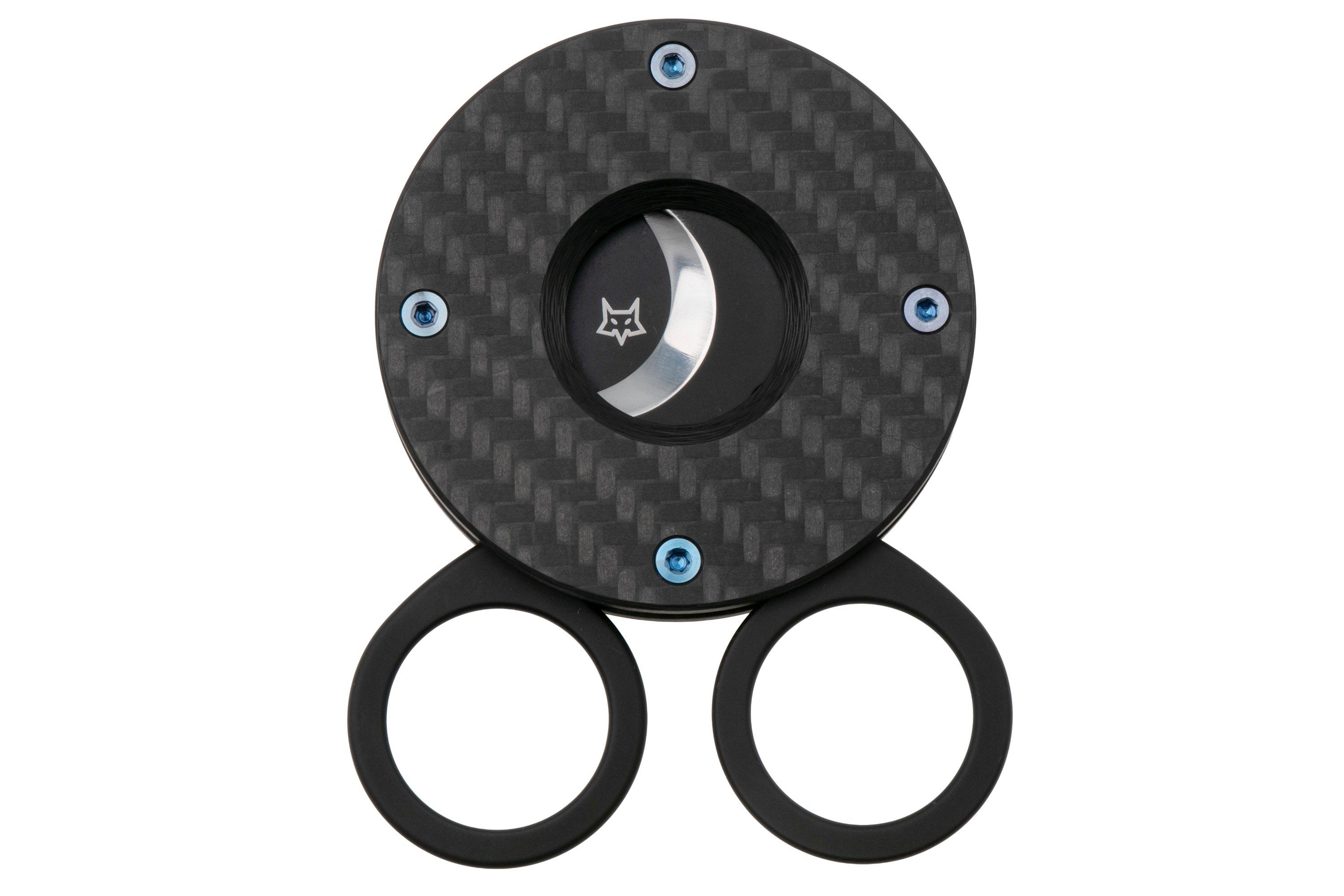Fox Circle Cigar Cutter 743-3KT, PVD Sandvik 12C27, Twirl Fatcarbon ...