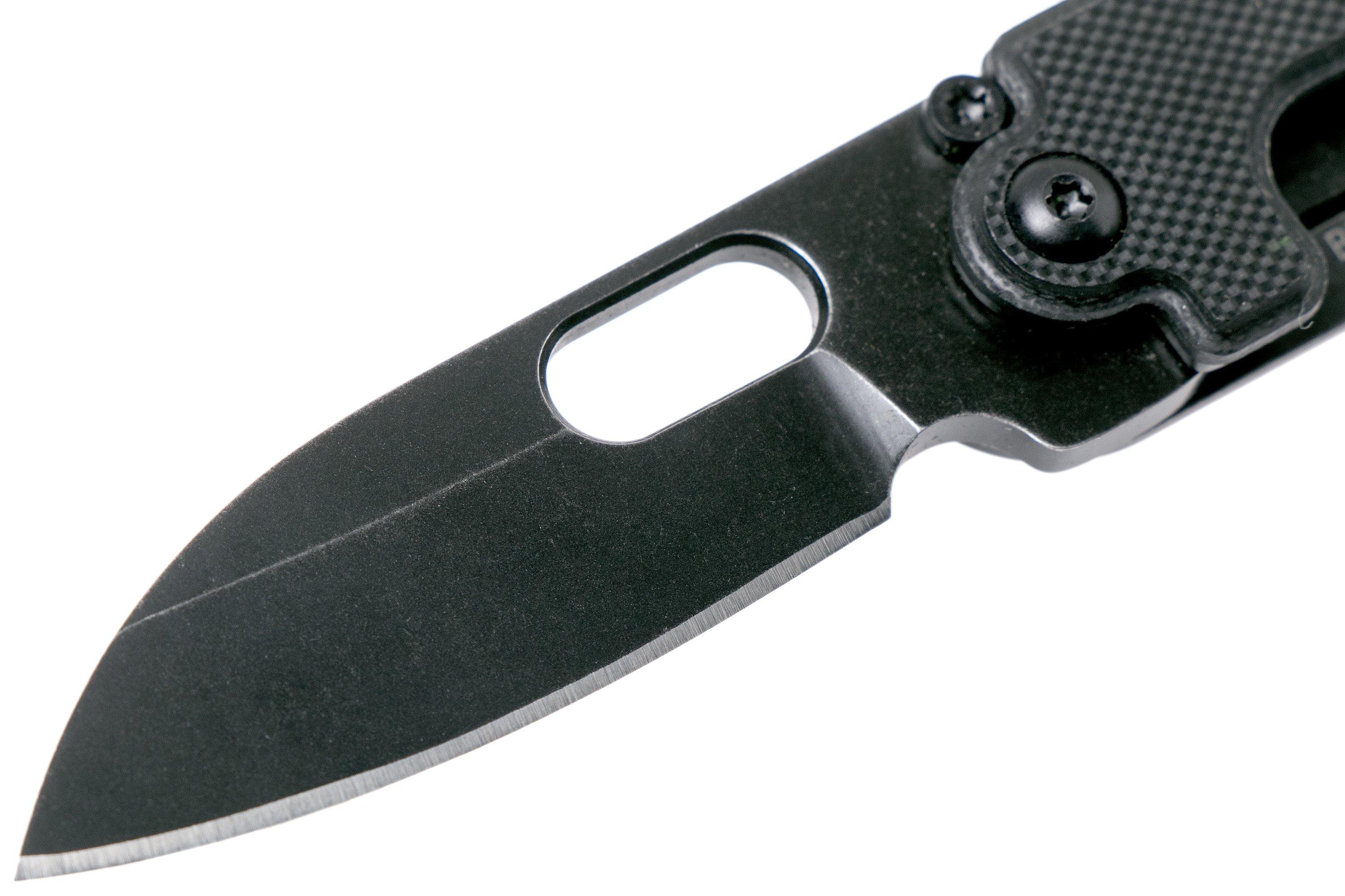 Fox Bean Gen 2 Full Black BF719G10 Black Fox pocket knife, Serge