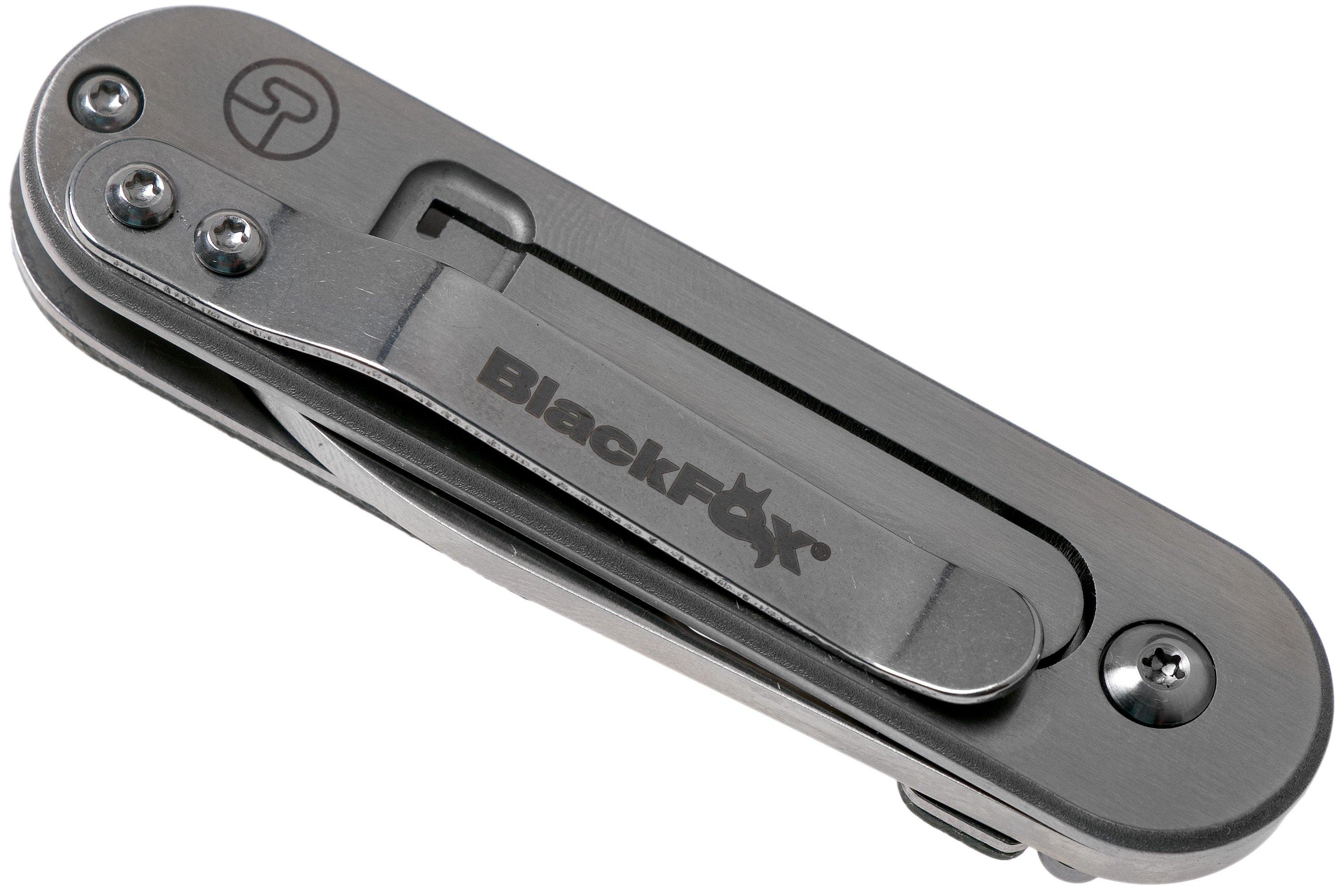 Black Fox Bean Gen 2, 440C, Green Micarta, BF719MI pocket knife