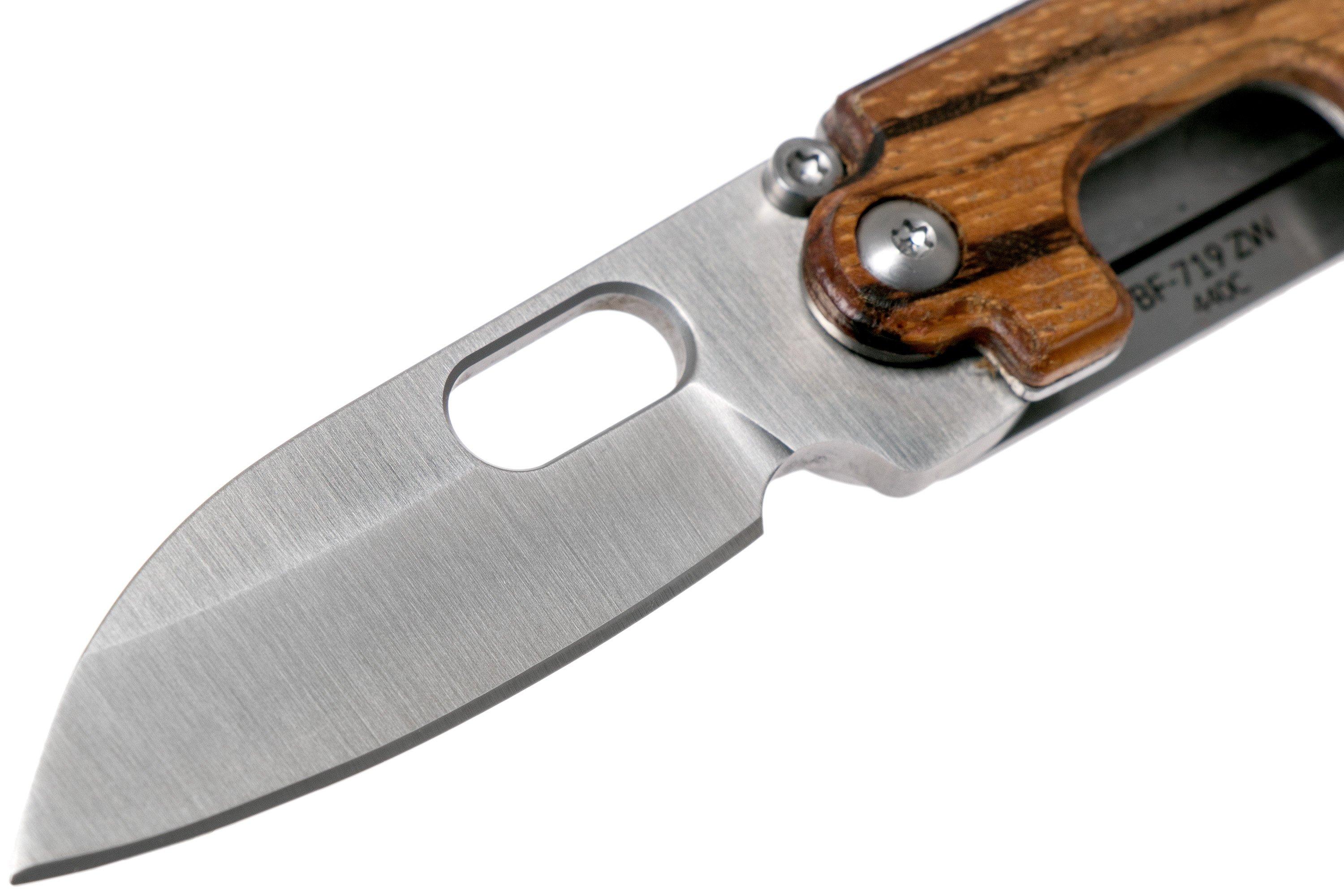 Fox Bean Gen 2 Zebra BF719ZW Black Fox pocket knife, Serge Panchenko