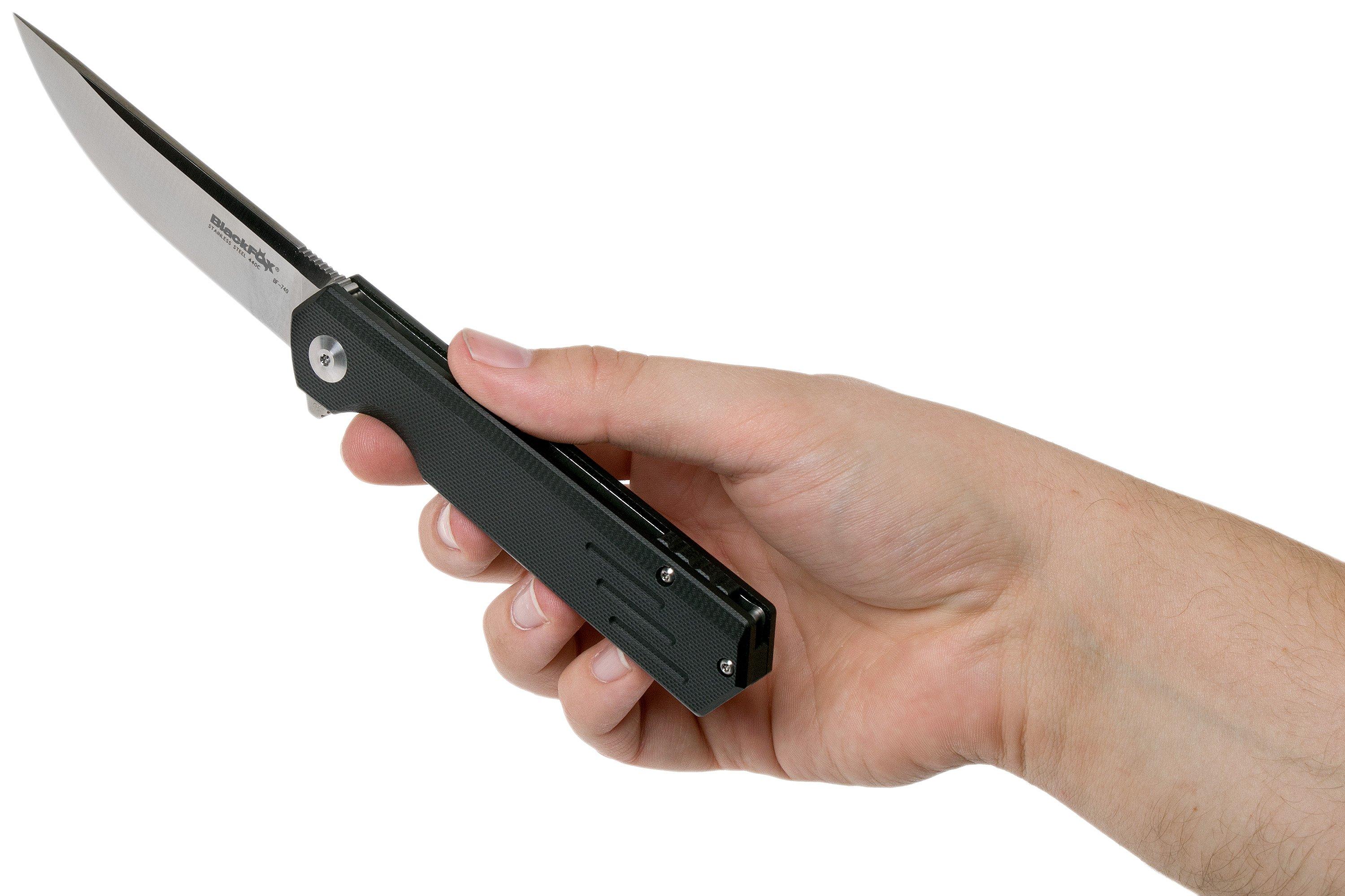 Fox Revolver Black Fox BF-740 Satin pocket knife | Advantageously