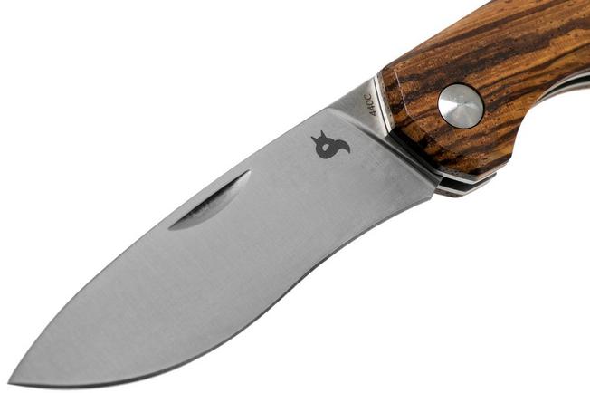 Fox Black Fox Ciol Folding Knife BF-748ZW Zebrano Wood coltello da 