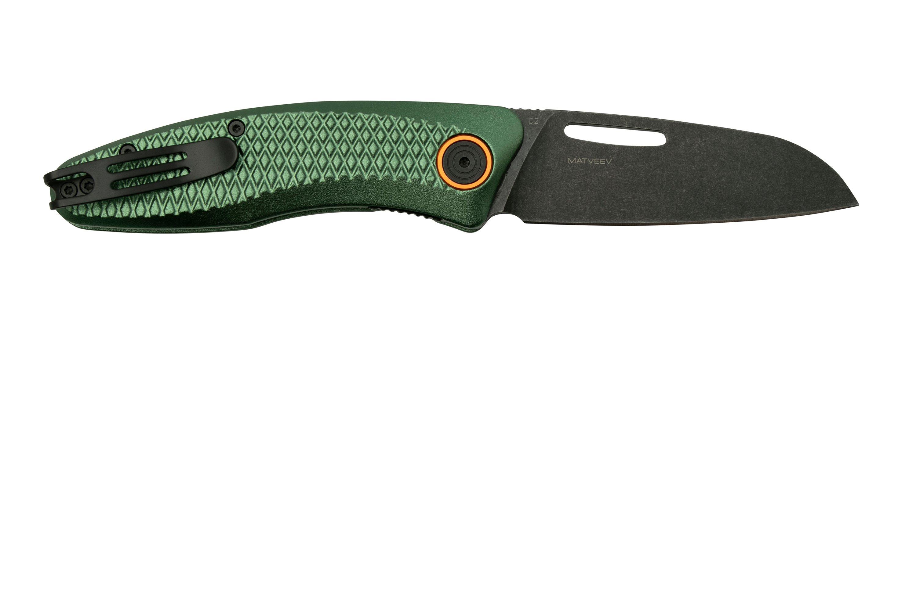 Fox Knives ARTIA BF-765 OD Folding Pocket Knife Drop Point Stainless Steel D2
