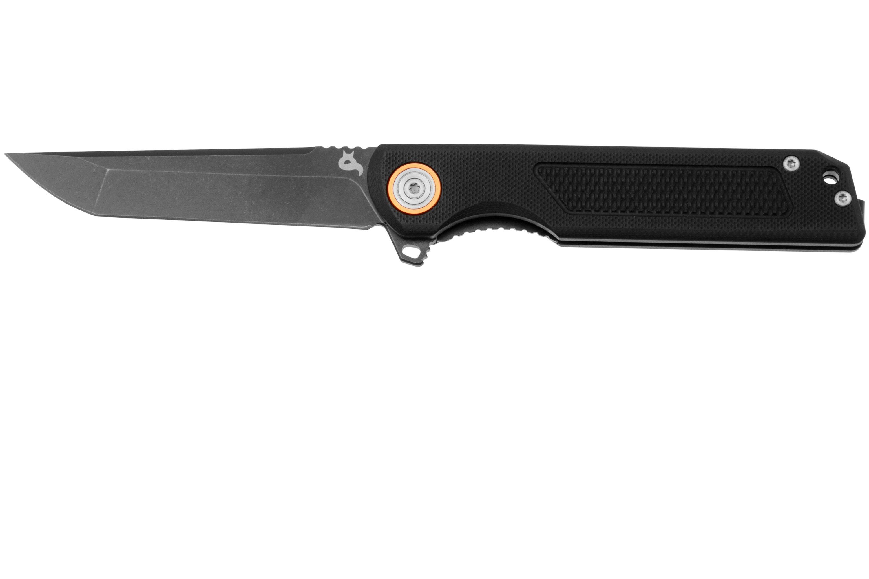 Black Fox Momentum BF-769 Black D2, Black G10 zakmes | Voordelig