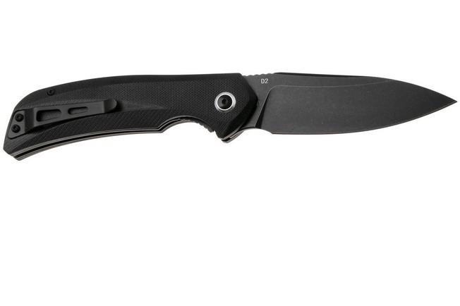 Afbeelding voor Black Fox Paradigma BF-781-G10, Blackwashed D2, Black G10 zakmes
