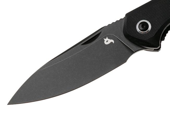 Afbeelding voor Black Fox Paradigma BF-781-G10, Blackwashed D2, Black G10 zakmes