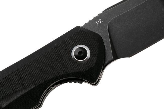 Afbeelding voor Black Fox Paradigma BF-781-G10, Blackwashed D2, Black G10 zakmes