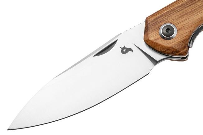Afbeelding voor Black Fox Paradigma BF-781-ZW, Satin D2, Zebra Wood zakmes