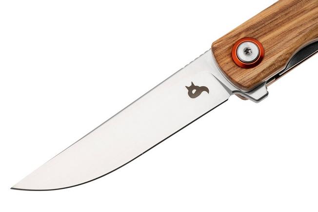 Afbeelding voor Black Fox Spear BF-783 Satin D2, Zebrawood, zakmes