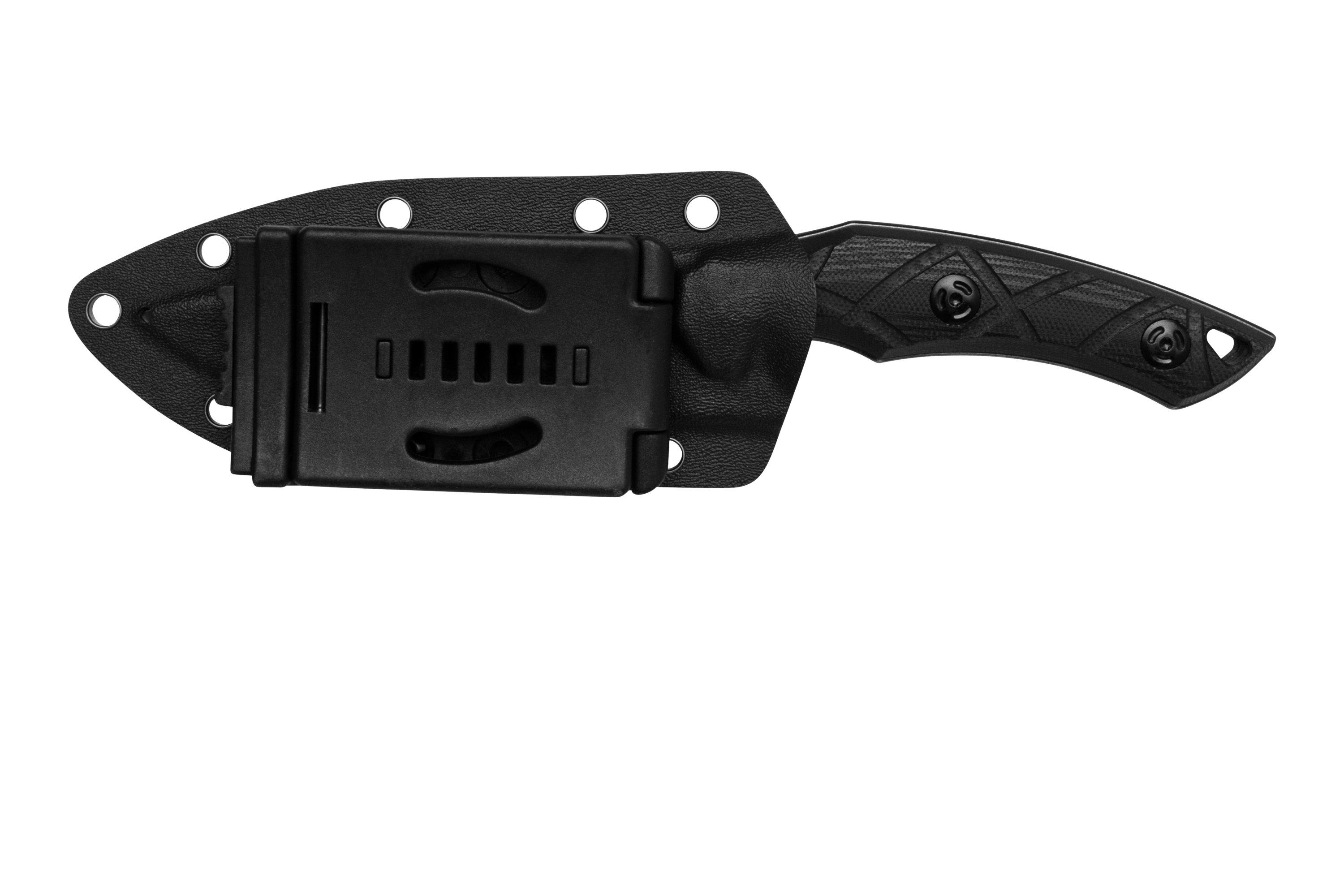 Fox Edge Lycosa 2, Black G10, FE020 vaststaand mes Voordelig kopen bij knivesandtools.nl