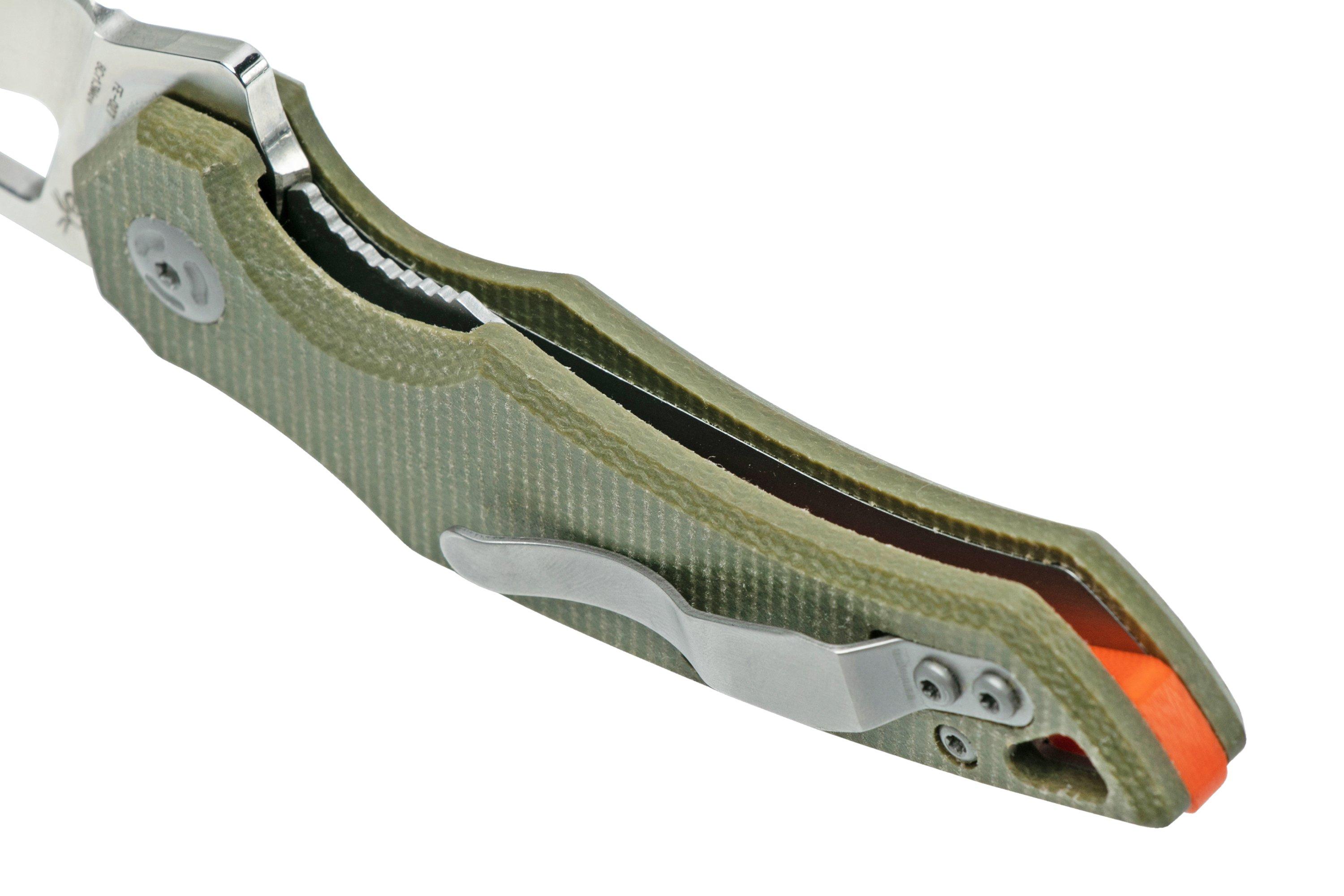 Fox Edge Atrax, OD Green Micarta, FE-027MOD pocket knife Fox Edge Atrax, OD Green Micarta, FE-027MOD pocket knife
