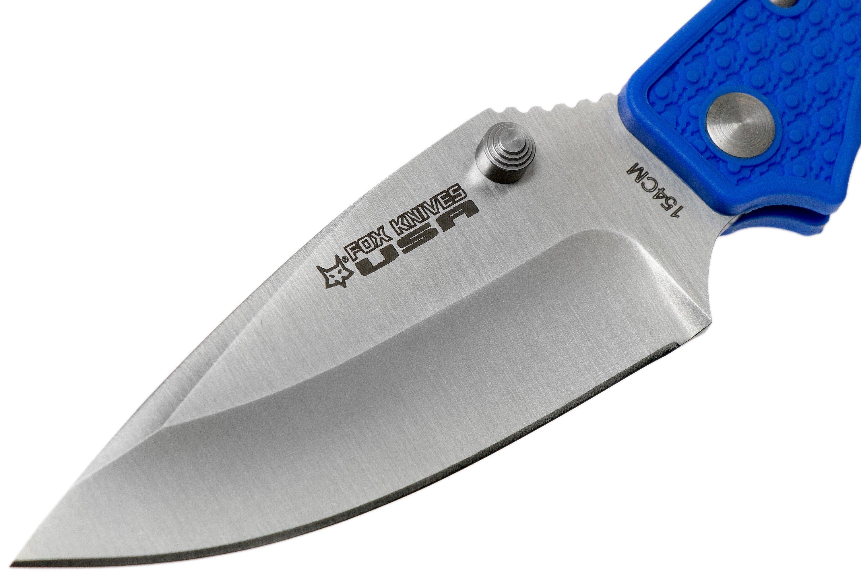 Fox Knives USA Forza Blue Clippoint FKU-AMI-CP BLU pocket knife, Mike ...