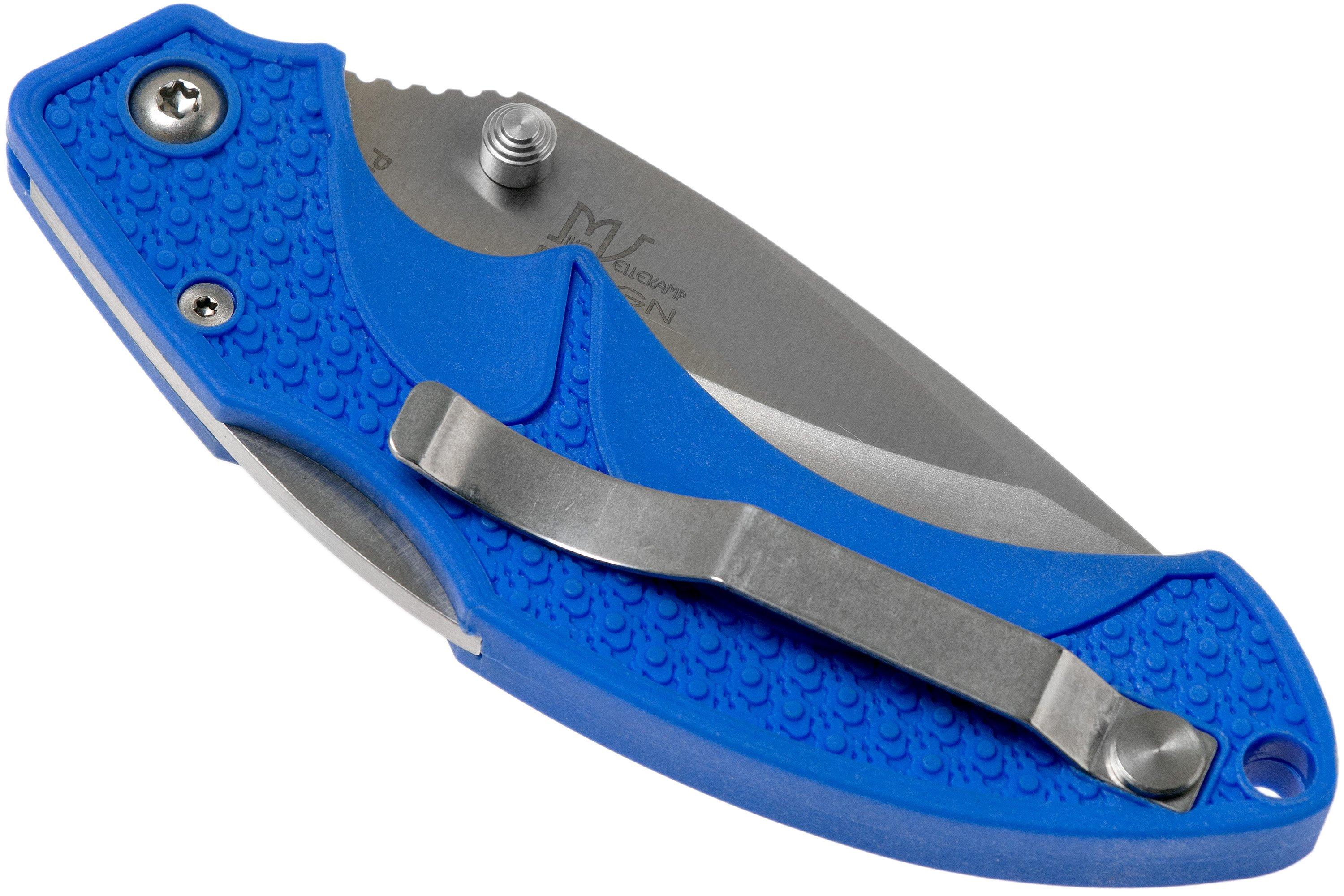 Fox Knives USA Forza Blue Clippoint FKU-AMI-CP BLU pocket knife, Mike ...