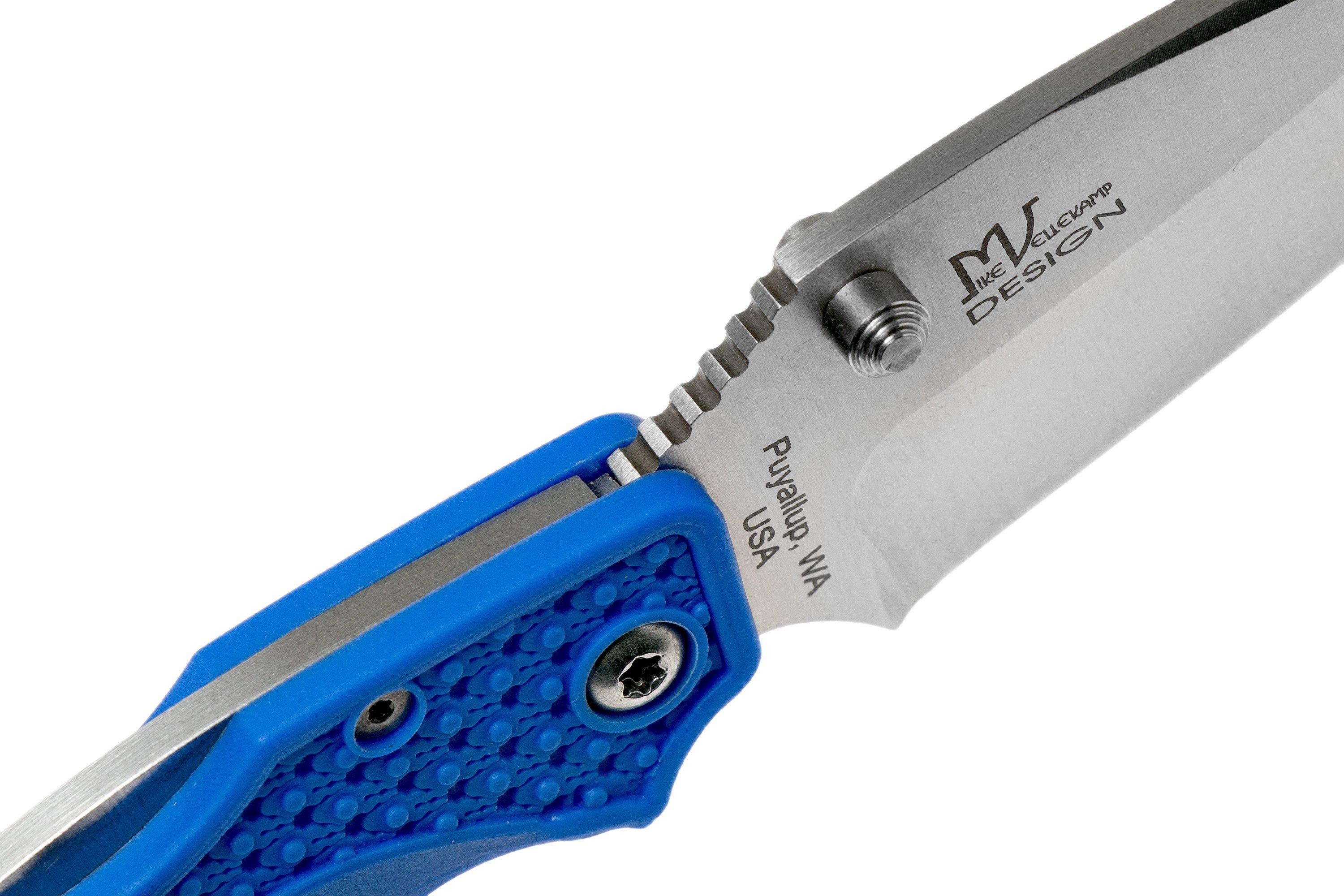 Fox Knives USA Forza Blue Clippoint FKU-AMI-CP BLU pocket knife, Mike ...