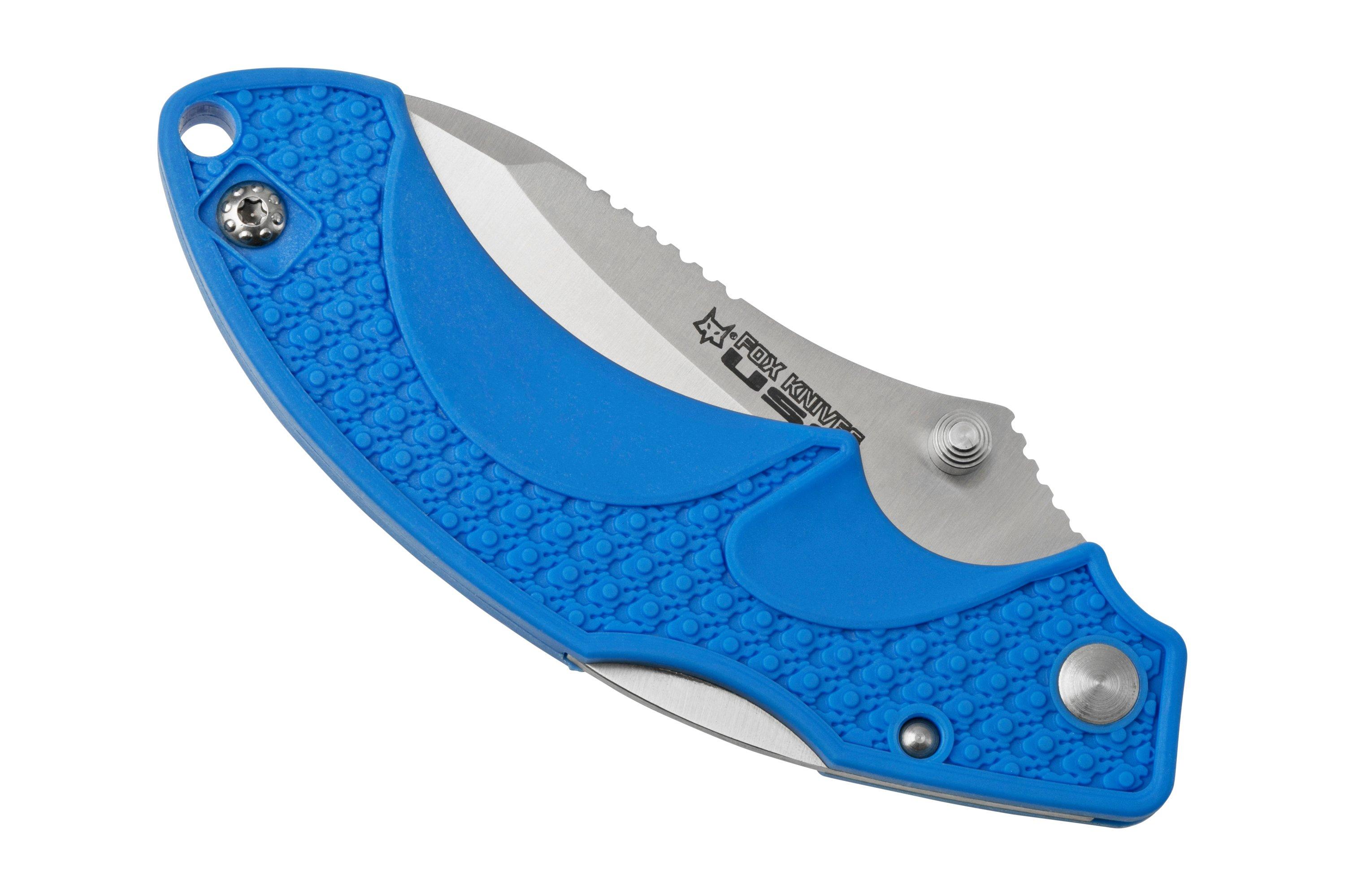 Fox Knives USA Forza Blue Droppoint FKU-AMI-DP-BLU pocket knife, Mike ...