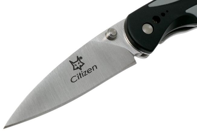 Image for Fox Knives USA Citizen FKU-CI05BK Black Grey pocket knife, Centofante-Vellekamp design