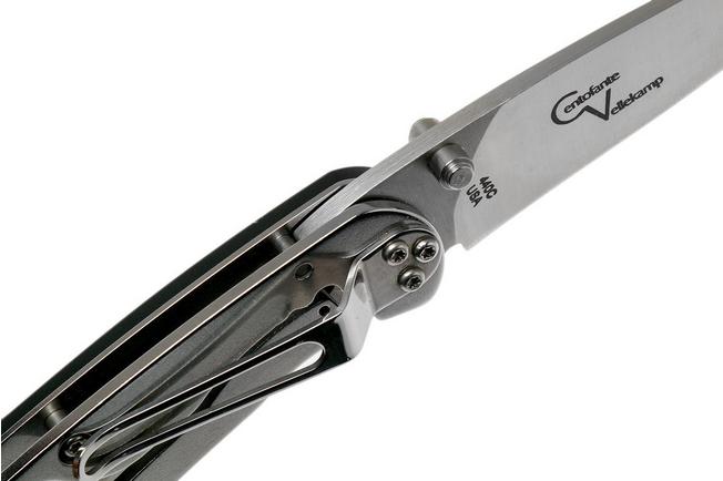 Image for Fox Knives USA Citizen FKU-CI05BK Black Grey pocket knife, Centofante-Vellekamp design