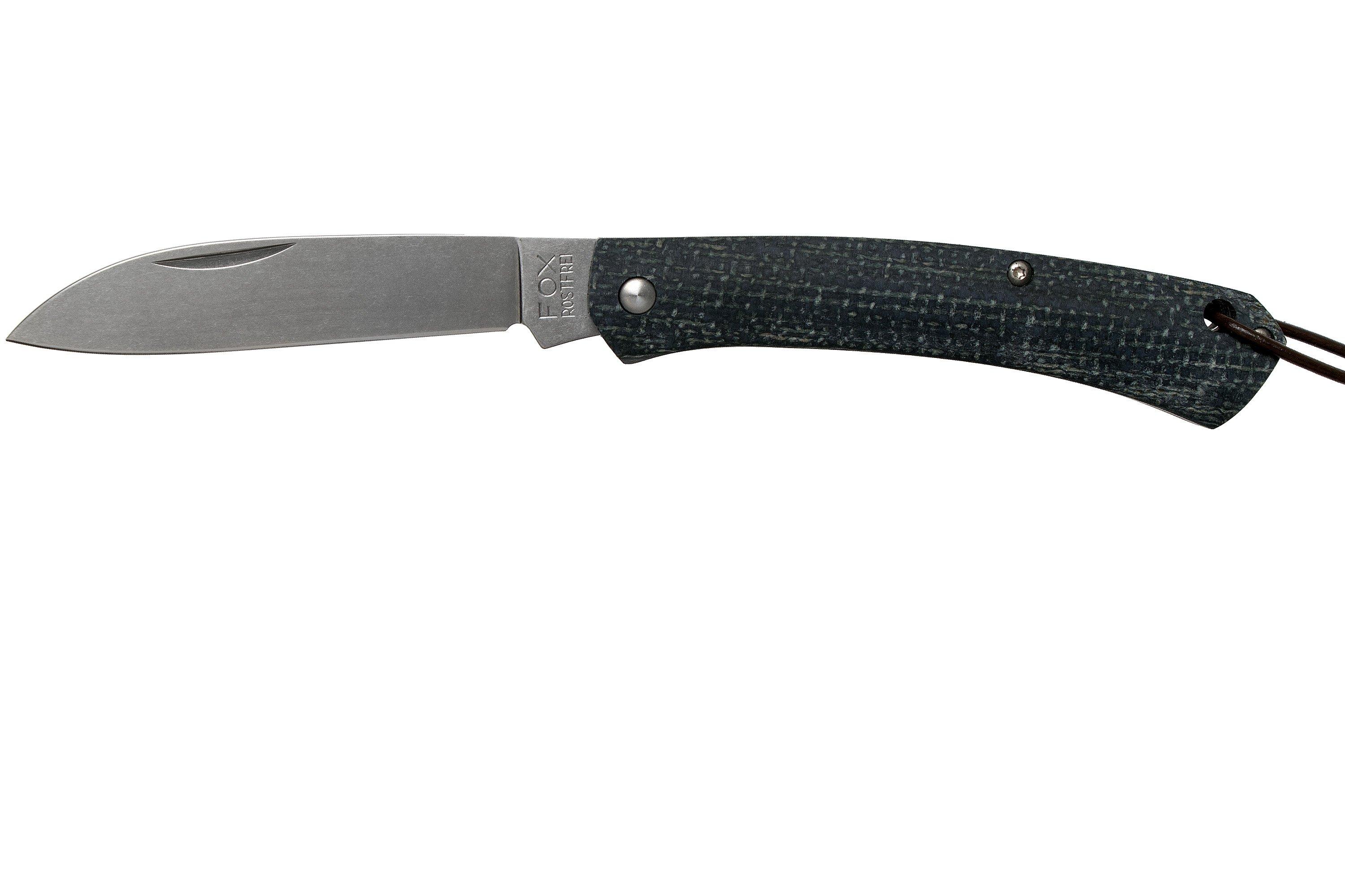 Fox Knives Nauta Fx 230 Ol Couteau Pliant Lame En Acier Inoxydable Aisi 420