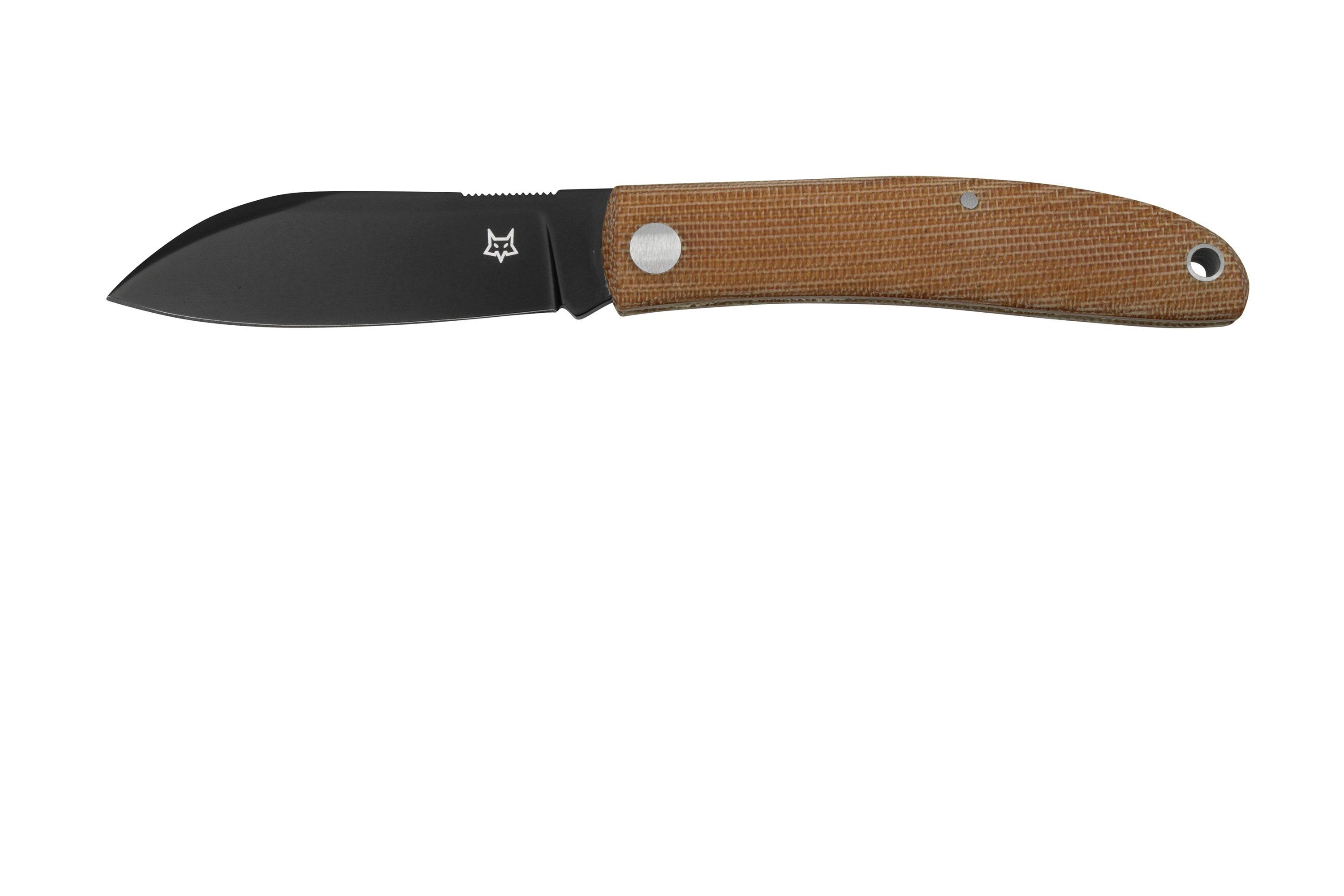 Fox Knives Livri FX273MCBB Knivesandtools Exclusive, Brown Micarta
