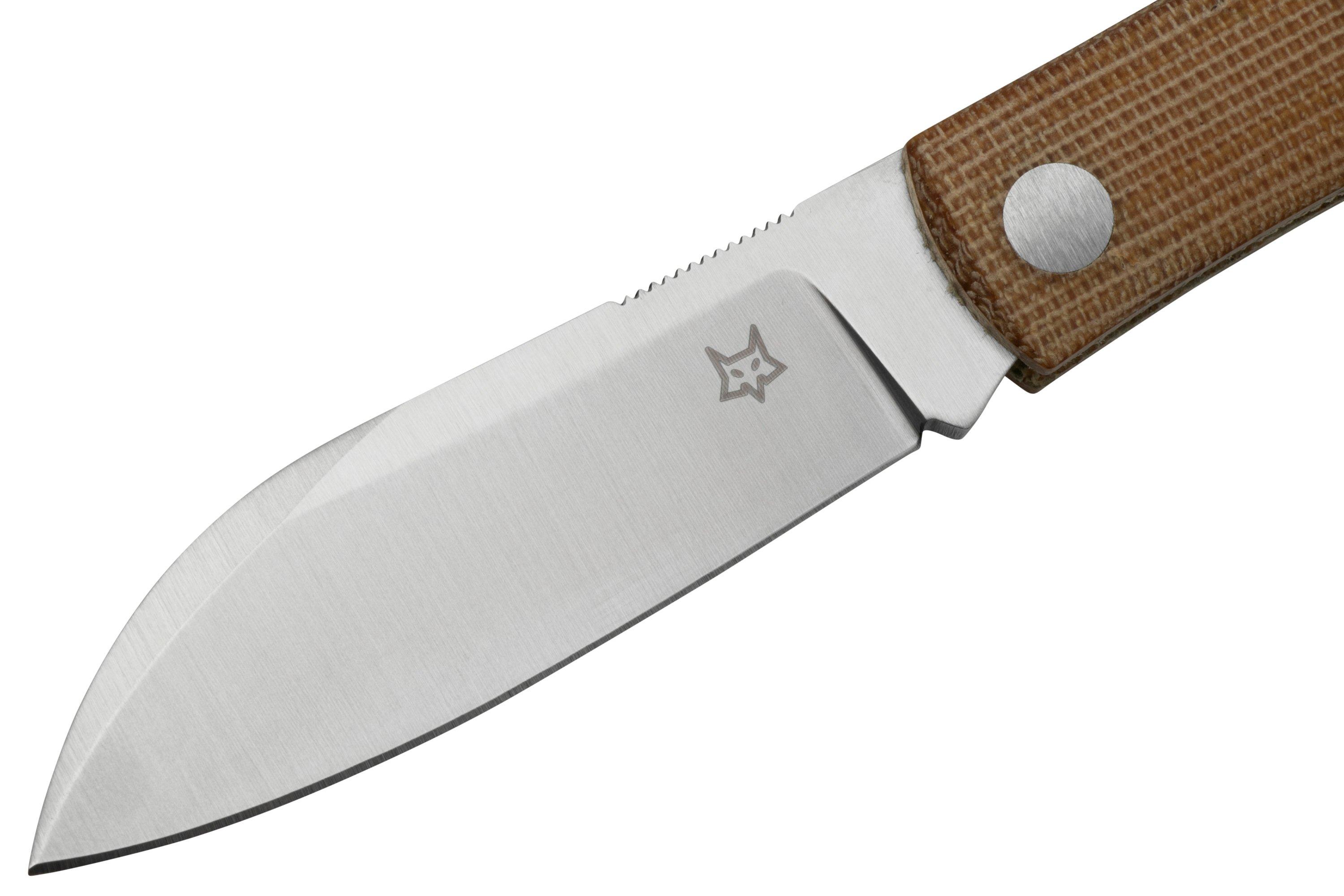 Fox Knives Livri FX273MCB Knivesandtools Exclusive, Brown Micarta