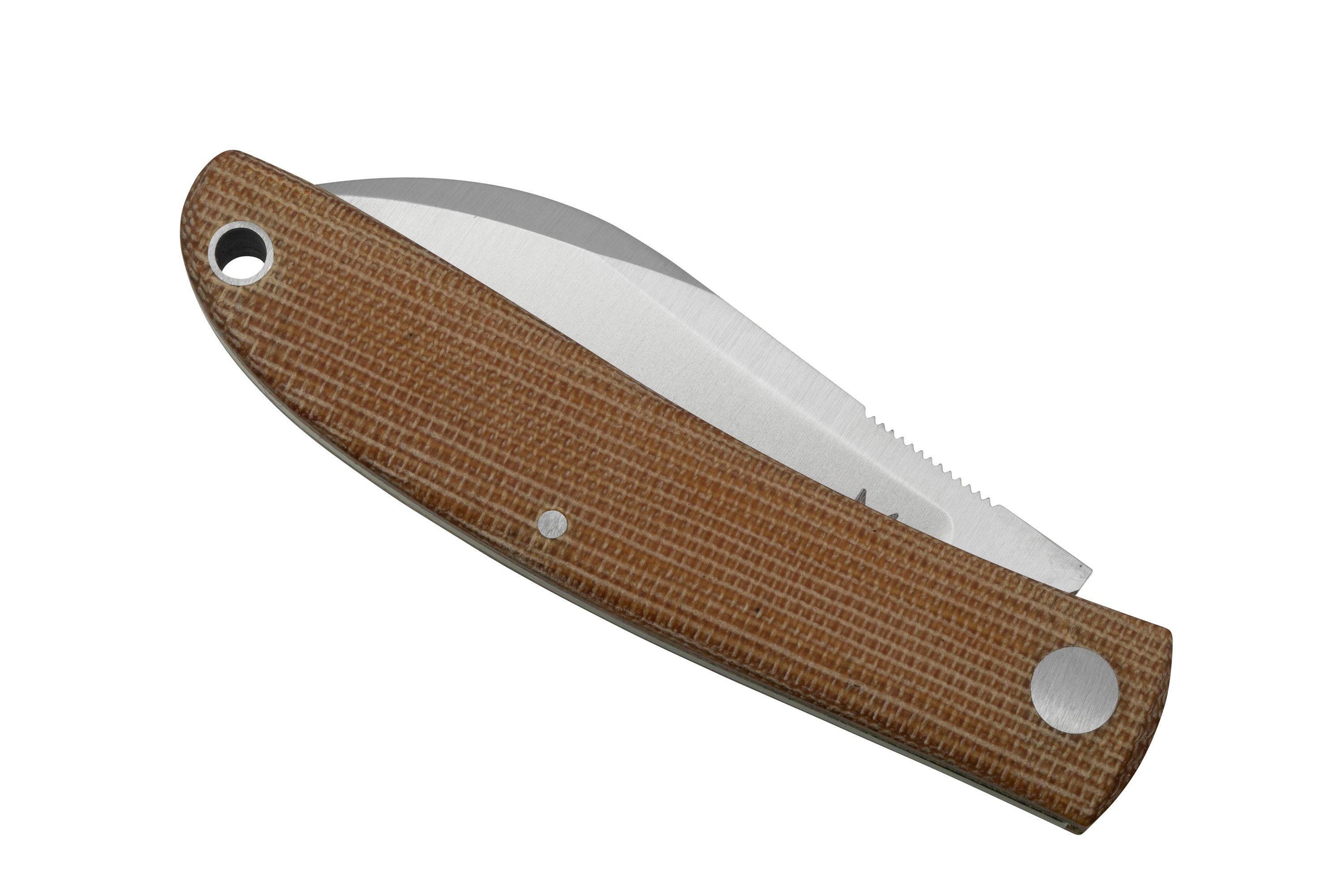 Fox Knives Brand Italy Livri folding knife stainless steel M390 Green Micarta main image 1