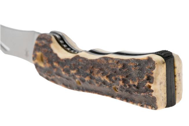 Afbeelding voor Fox Knives Spora Mushroom, Satin 12C27, Deer Horn champignonmes