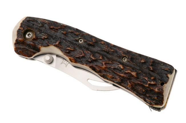 Afbeelding voor Fox Knives Spora Mushroom, Satin 12C27, Deer Horn champignonmes