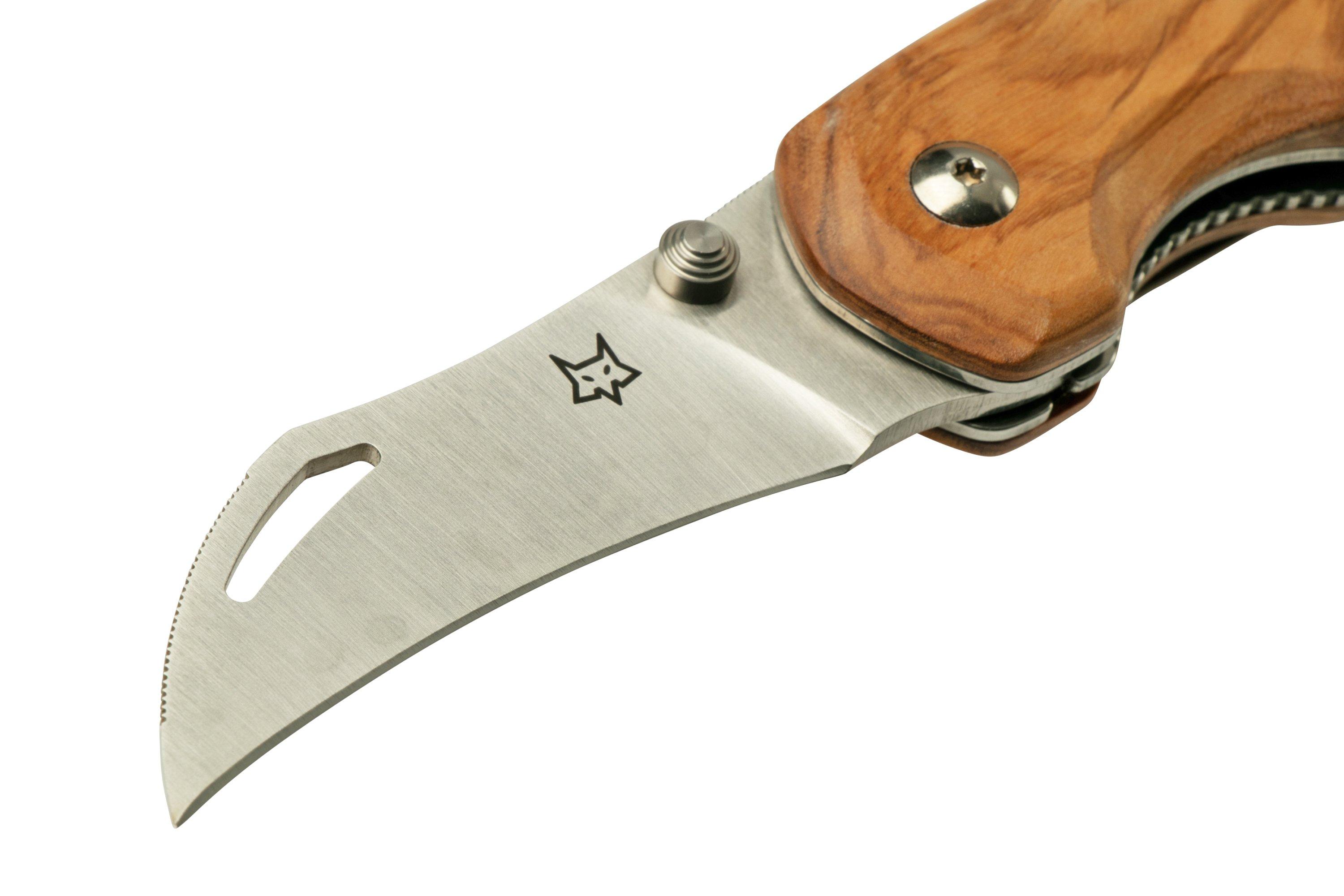 Fox Knives Spora Mushroom Satin Olive FX-409OL, mushroom knife