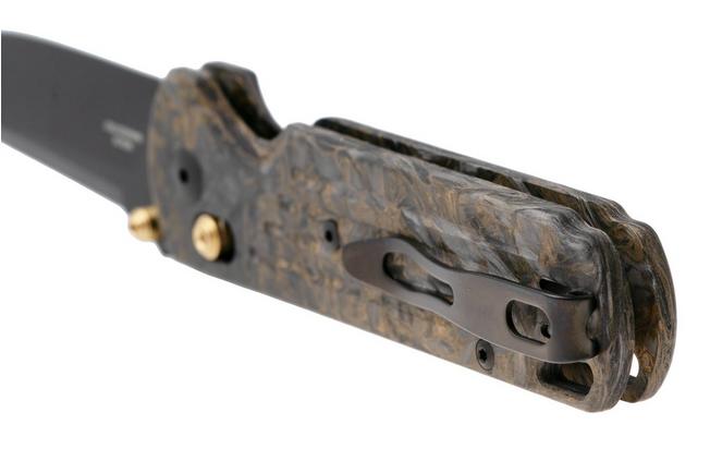 Afbeelding voor Fox Knives Gabi FX-451-DMG Black PVD Niolox, Gold Dark Matter, zakmes