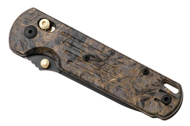 Afbeelding voor Fox Knives Gabi FX-451-DMG Black PVD Niolox, Gold Dark Matter, zakmes