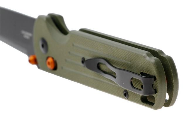 Afbeelding voor Fox Knives Gabi FX-451-FG Black Top Shield Niolox, OD Green G10, zakmes