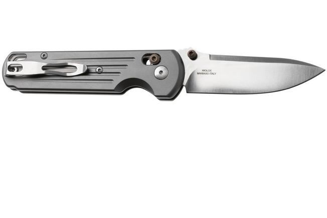 Afbeelding voor Fox Knives Gabi FX-451-TI Satin Niolox, Sandblasted Titanium zakmes