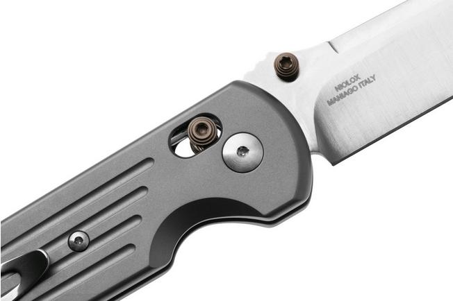 Afbeelding voor Fox Knives Gabi FX-451-TI Satin Niolox, Sandblasted Titanium zakmes