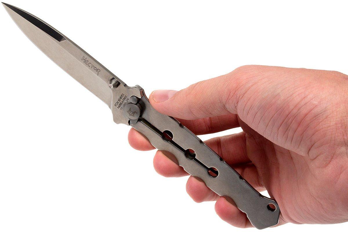 Fox FKMD Hector FX-504-SW pocket knife, stonewashed