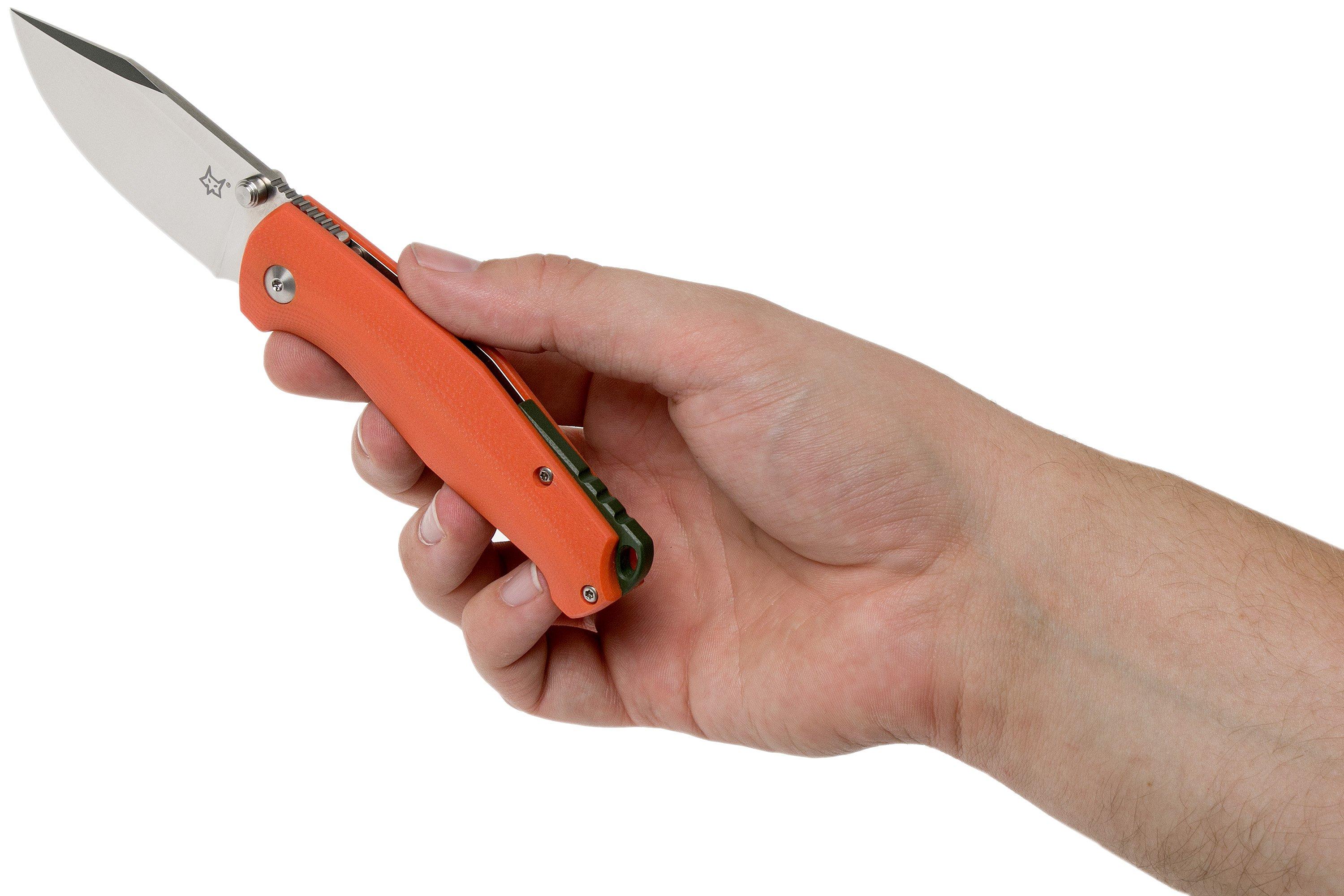 Fox TUR FX523OR, Orange pocket knife, Jesper Voxnaes design Advantageously shopping at