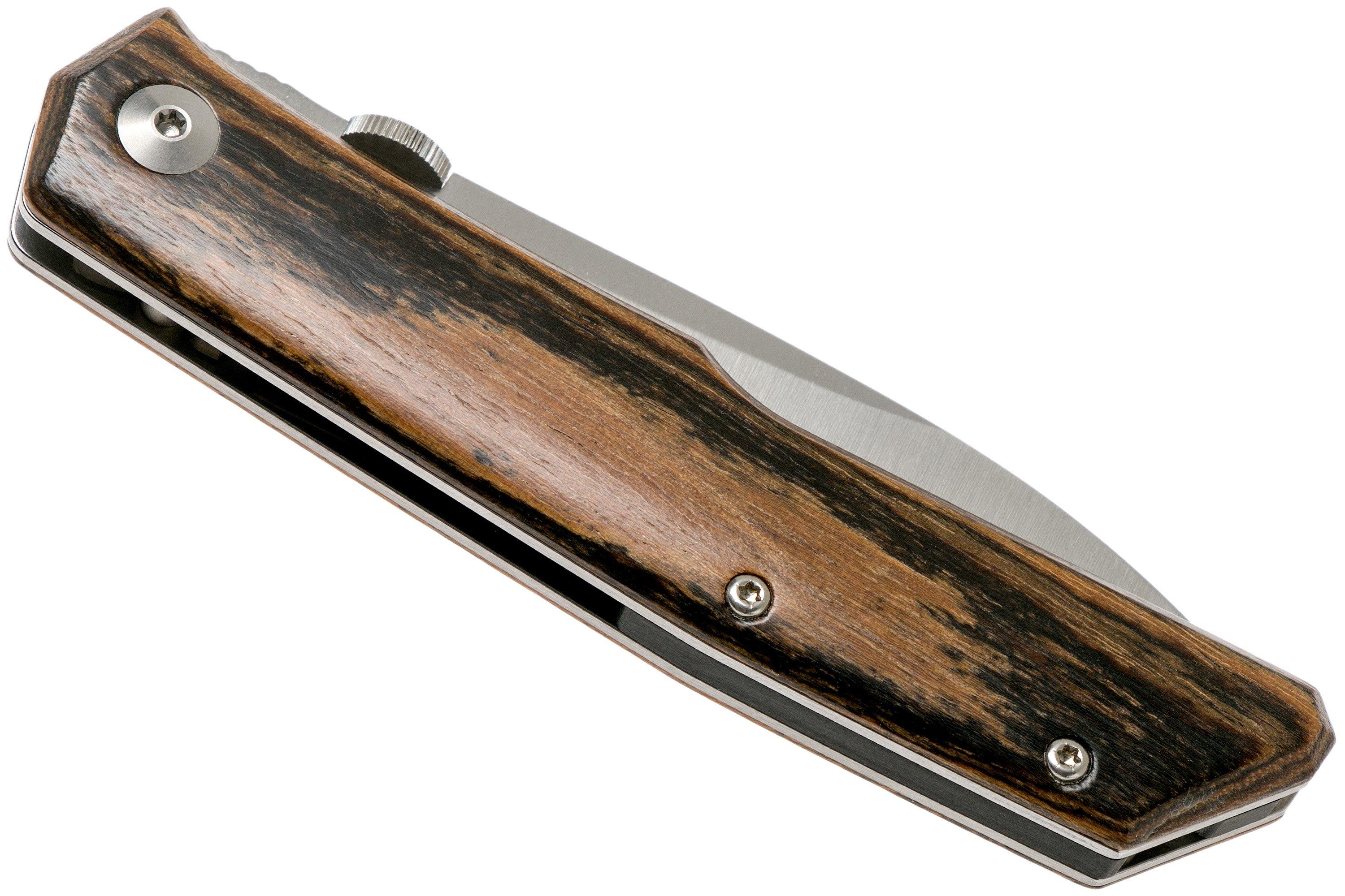 Fox Knives FX-525B Bocote pocket knife, Bob Terzuola design ...