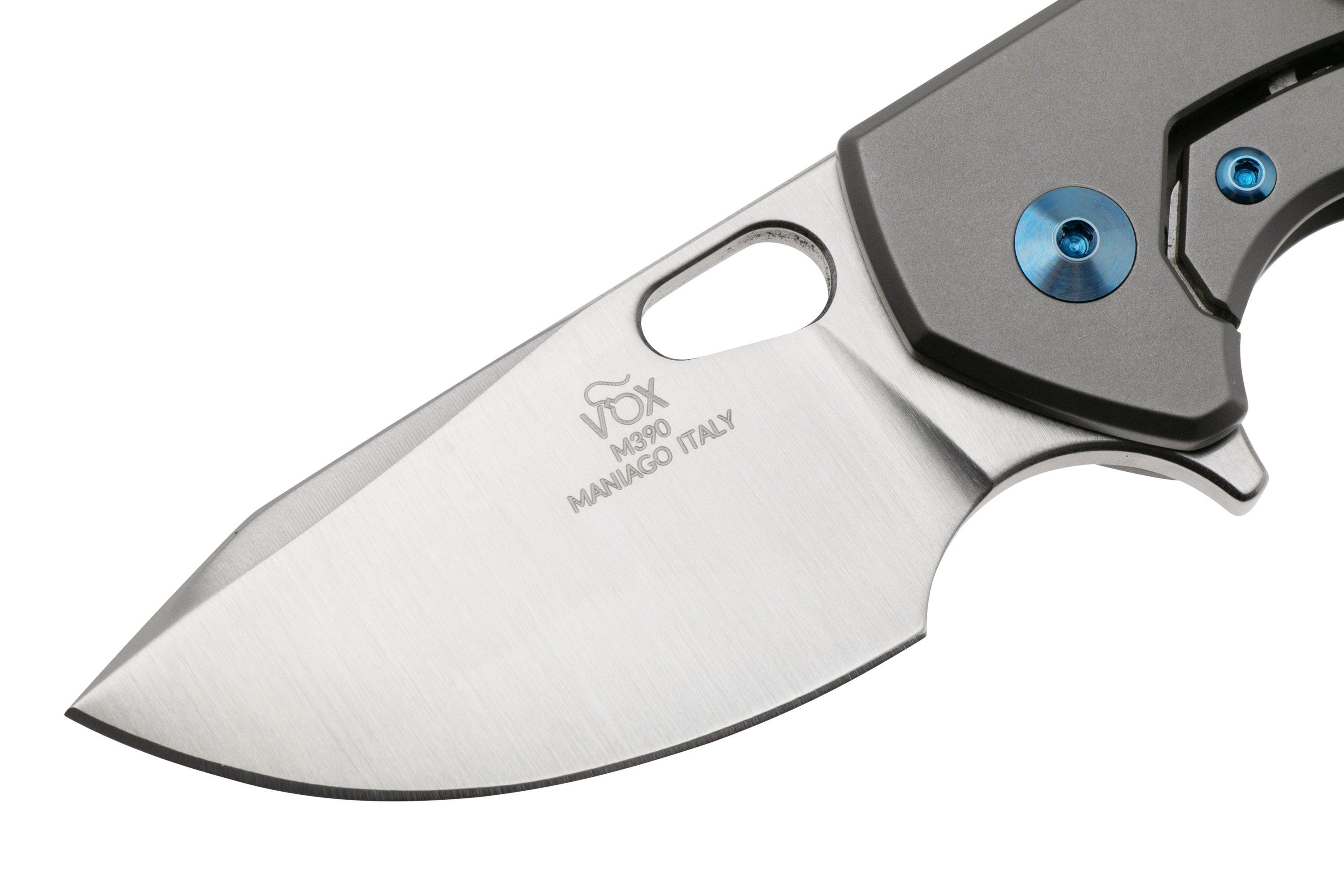 Fox Knives Suru Left Handed FX-526-SXTIBL Satin M390, Bead Blasted ...