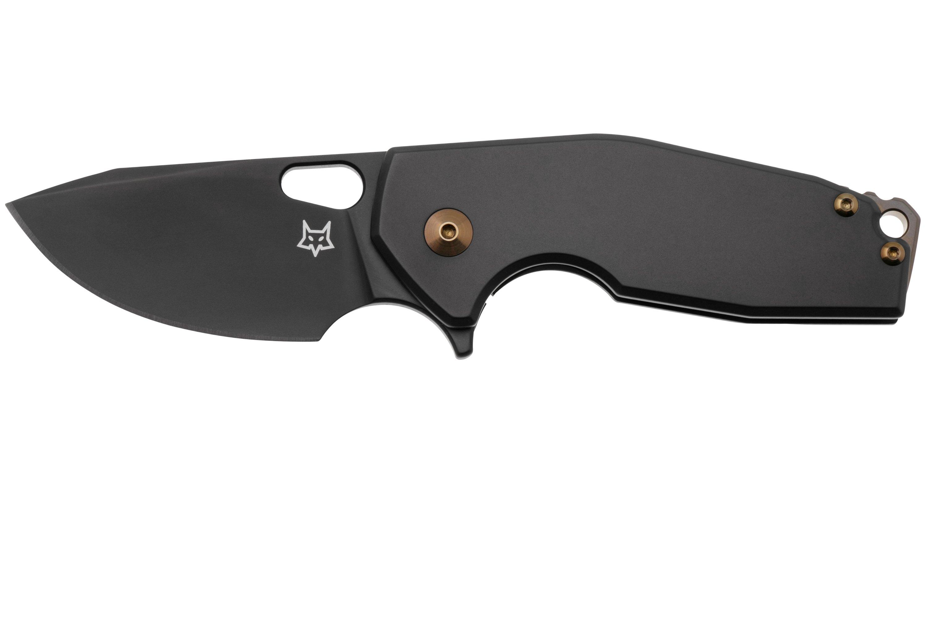 FOX Knives Suru FX-526-TIBB, M390 Black PVD, Titanium Black PVD