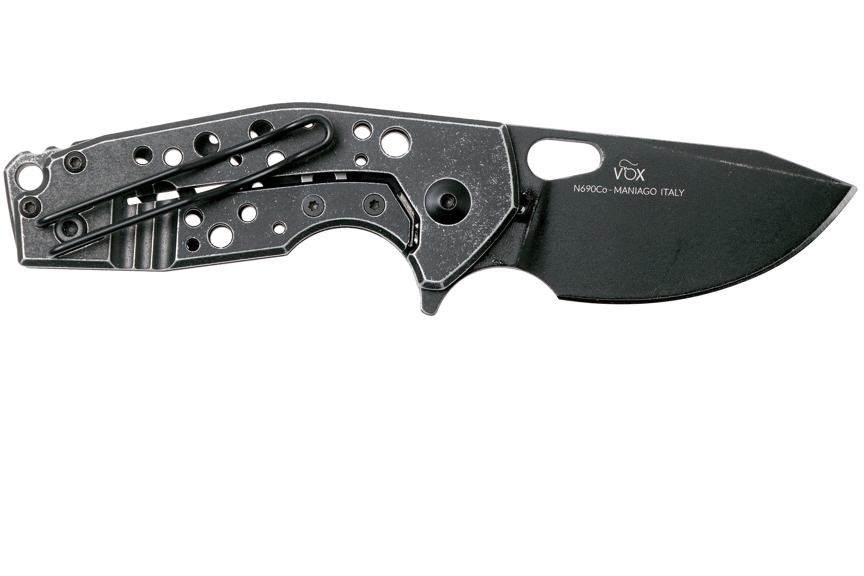 UZI Uzkaxe5 Taschenmesser/Wurfaxt – Schwarz, Aus Edelstahl, Für Outdoor & Survival