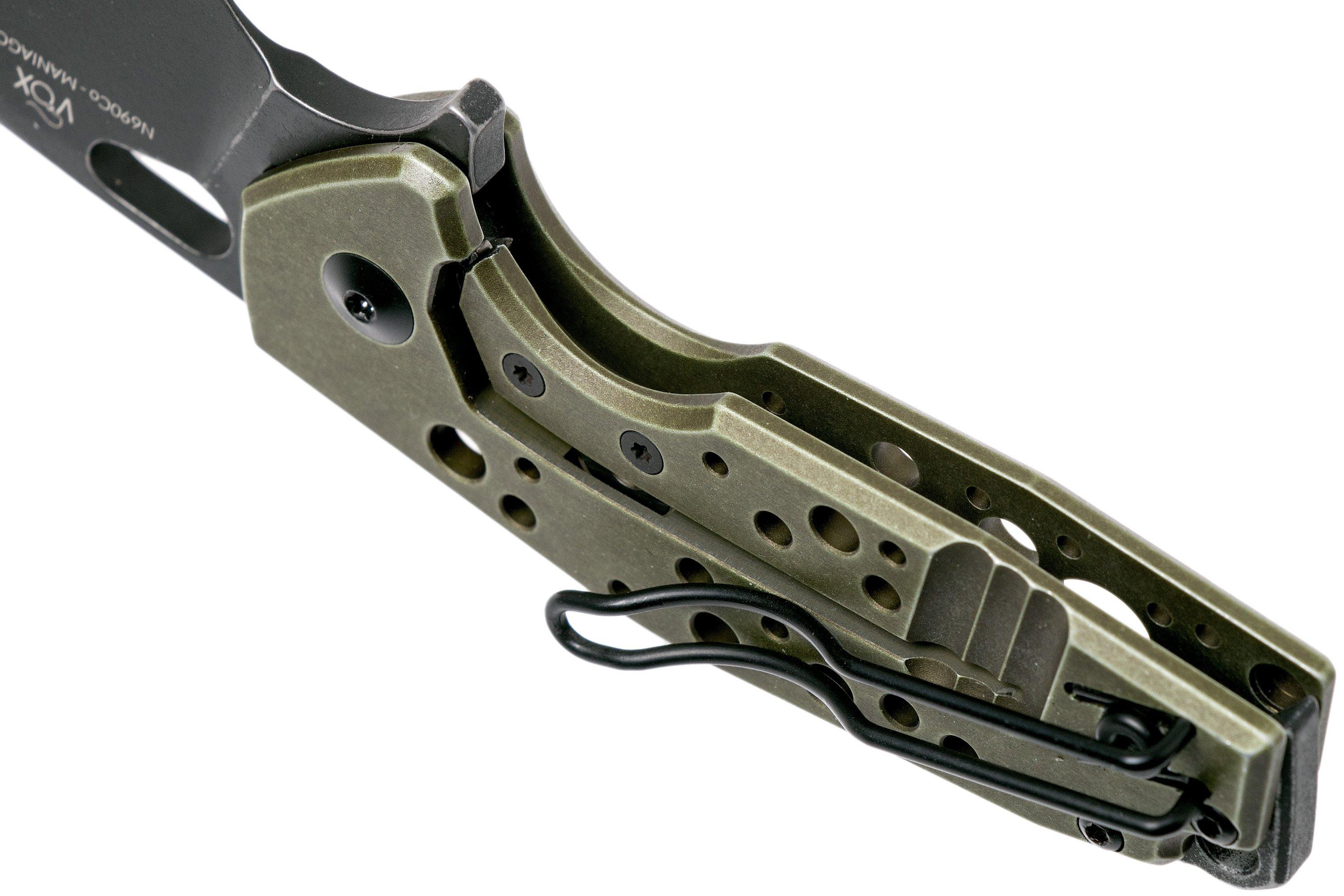 Fox Suru Alu Green FX-526ALG pocket knife, Jesper Voxnaes design