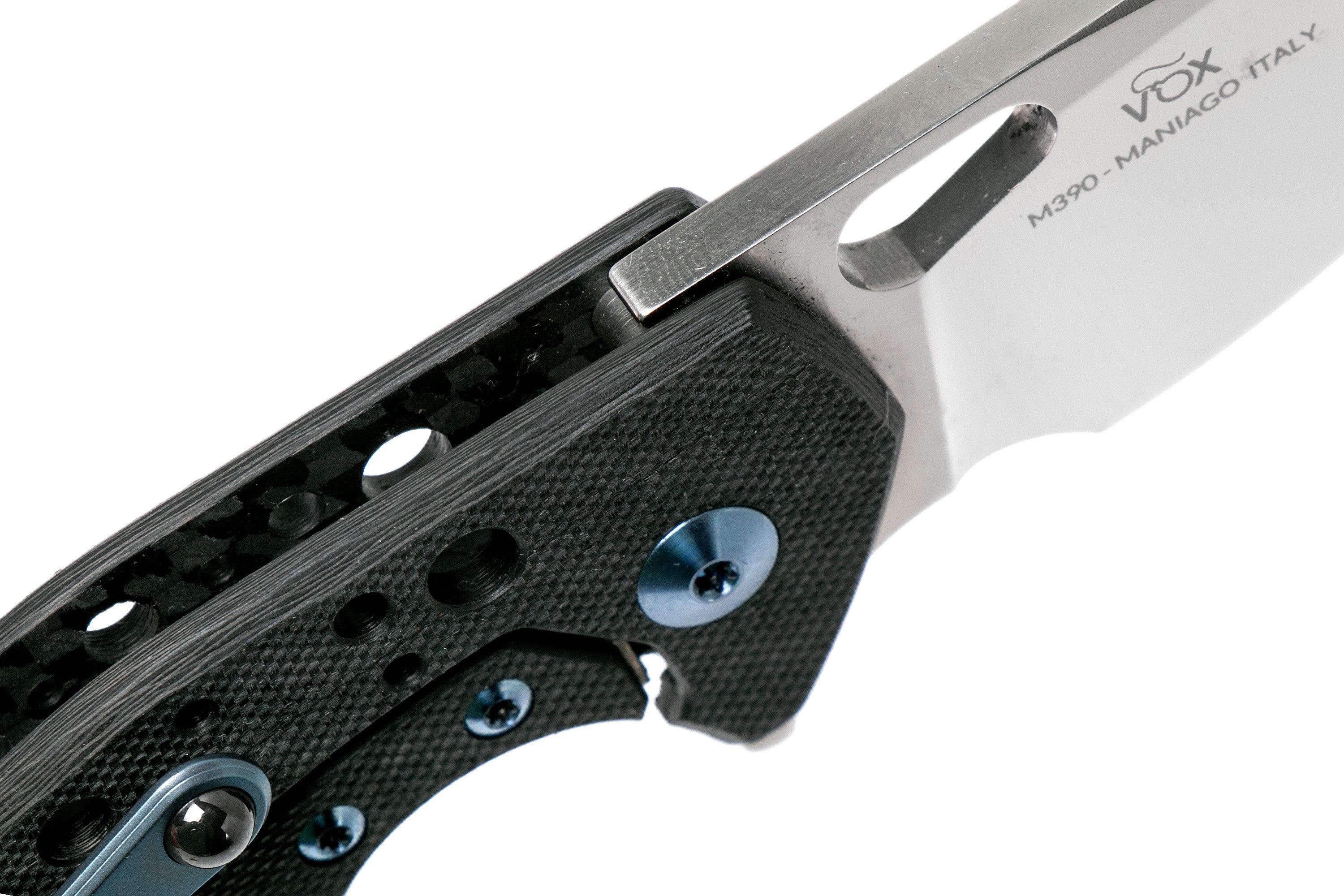 Couteau de poche Fox Vox Bébé Core couteau pliant en fibre de carbone