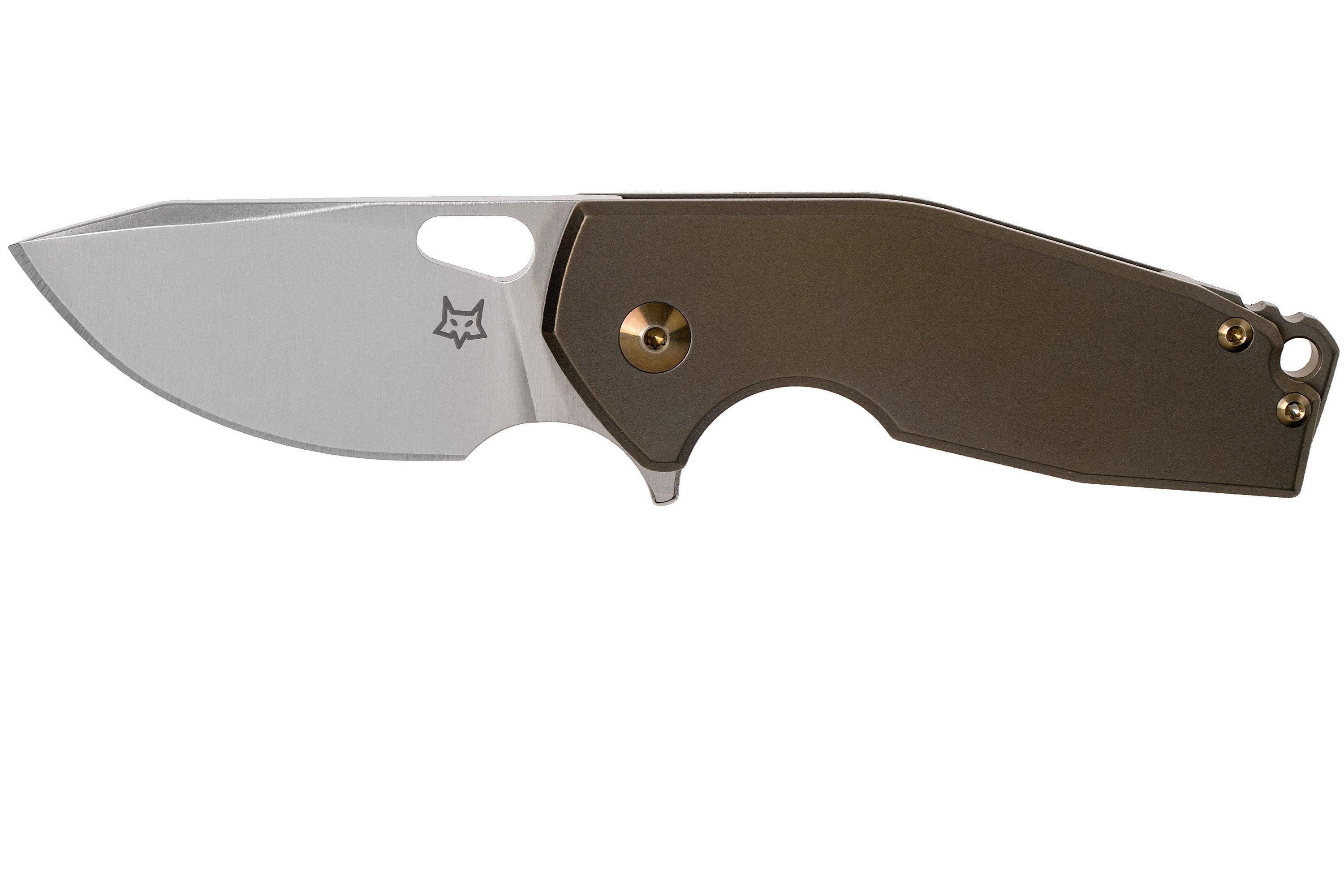 Fox Suru FX-526LEBR Bronze Titanium, Limited Edition pocket knife, Jesper  Voxnaes design