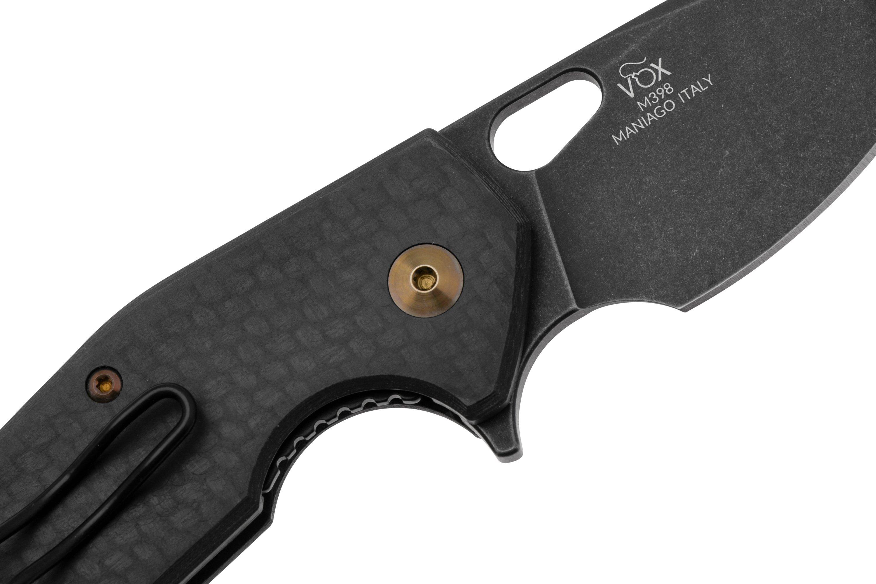 Fox Suru OFX-526LI-CF Blackwashed, Carbon Fiber, pocket knife, Jesper ...