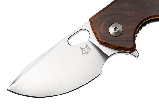 Afbeelding voor Fox Knives Suru FX-526LI-RB3, Satin M398, Brown Cellulose Acetate, zakmes, Jesper Voxnaes design
