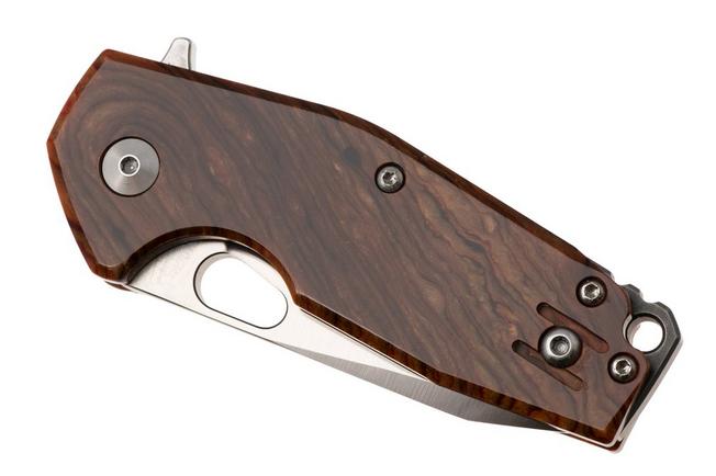 Afbeelding voor Fox Knives Suru FX-526LI-RB3, Satin M398, Brown Cellulose Acetate, zakmes, Jesper Voxnaes design