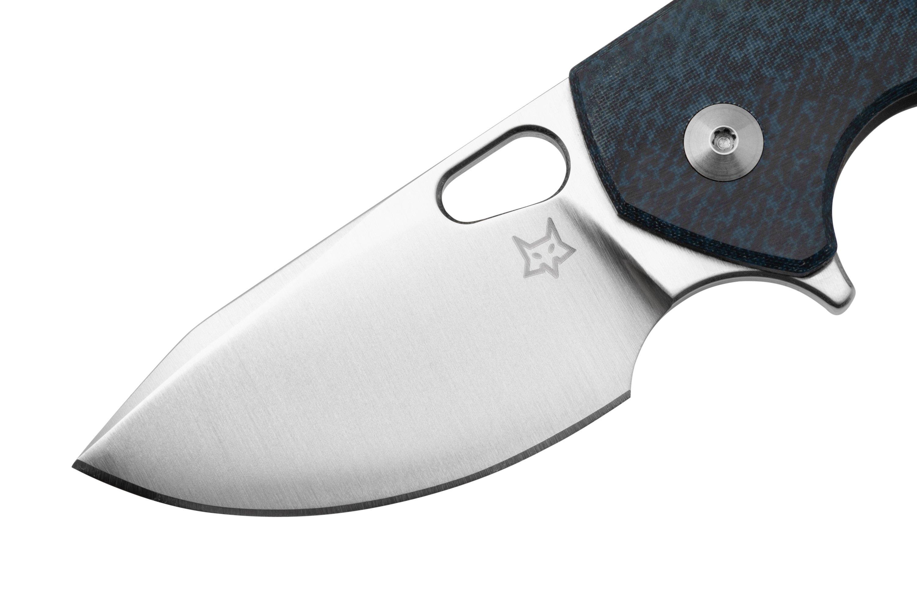 Fox Knives Suru, FX-526 MIBL Denim Micarta M390 Knivesandtools