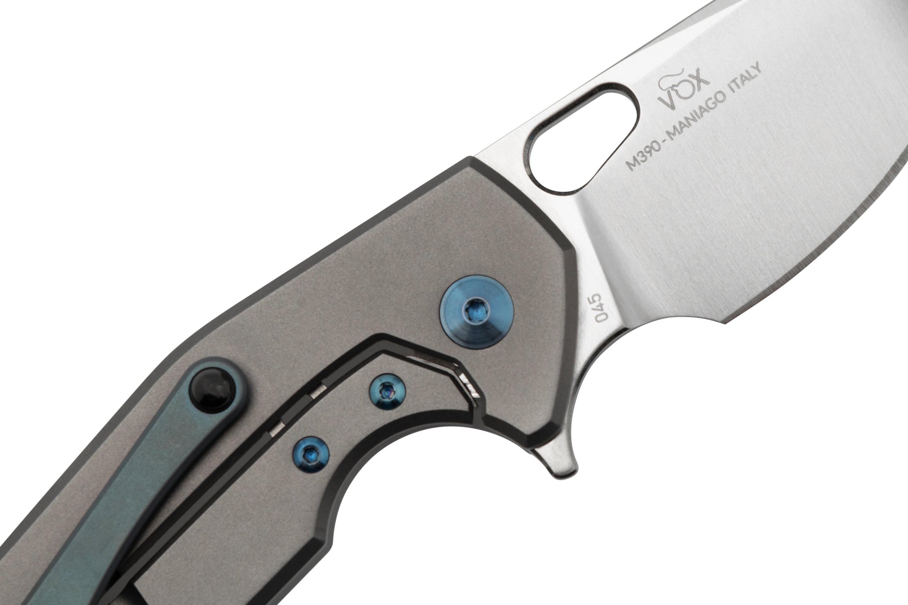 Fox Knives ANUNNAKI Sheepsfoot shape folding pocket knife 60 HRC N690Co steel