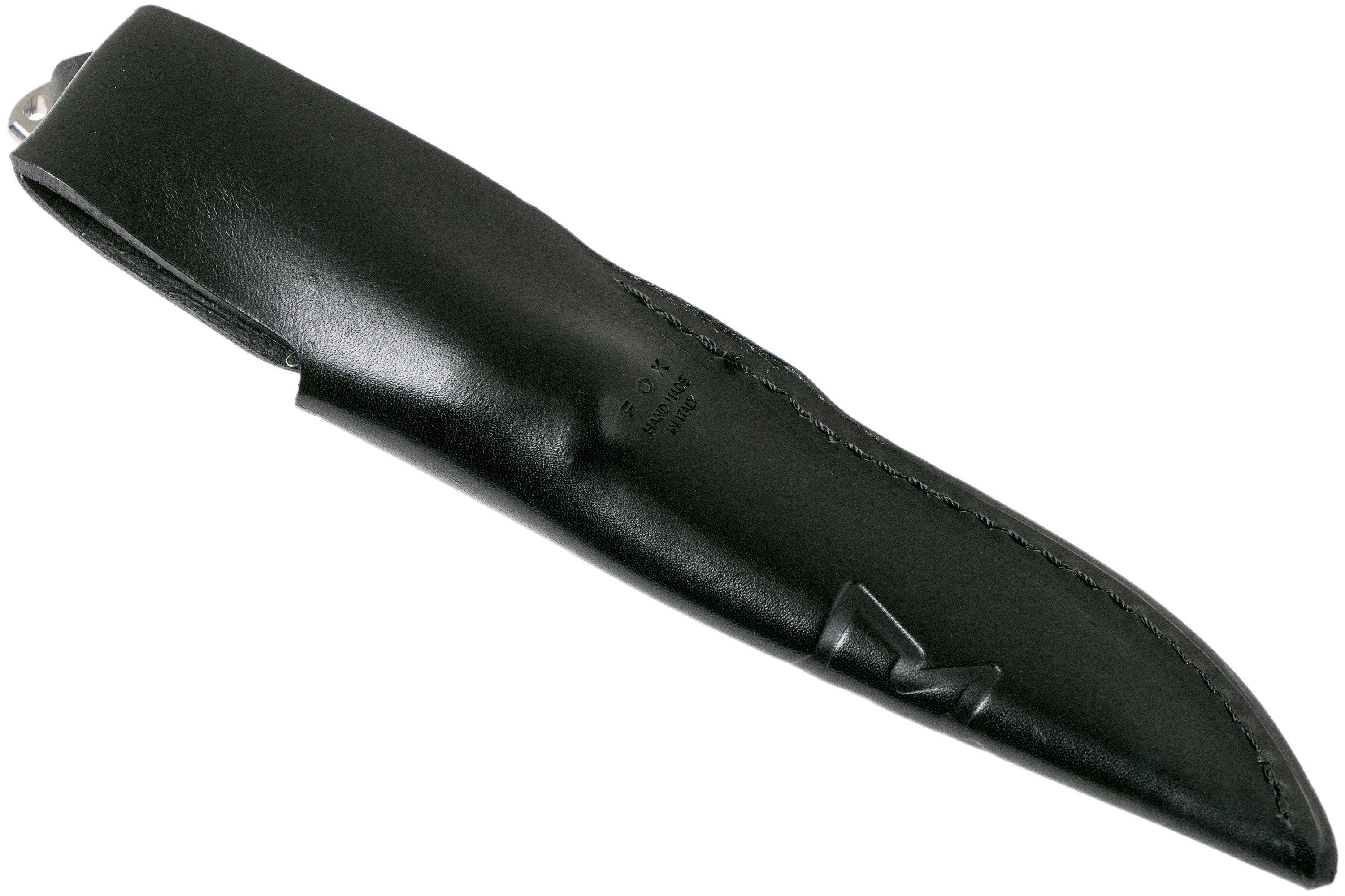 Fox TUR FX-529 Black G10 fixed knife, Jesper Voxnaes design