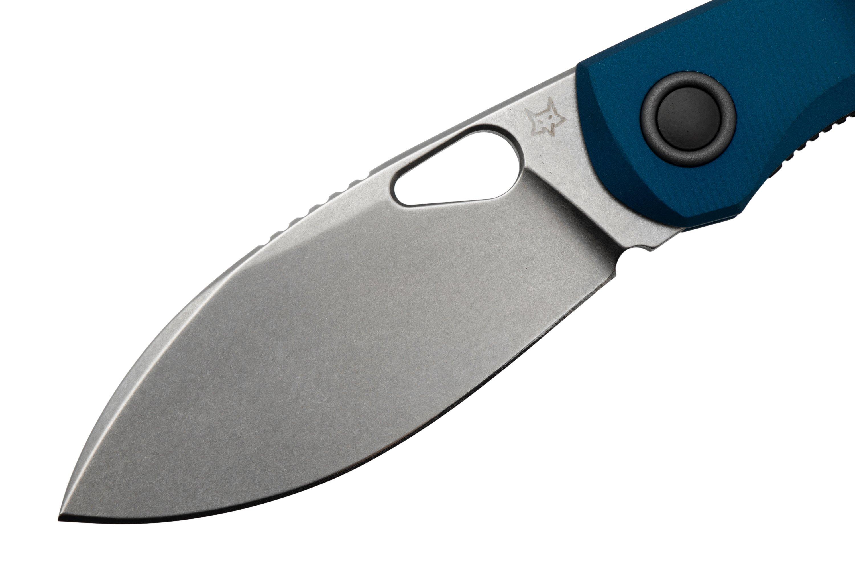 Fox Chilin FX-530-ALBL Stonewashed N690, Blue Aluminum zakmes, Jesper ...