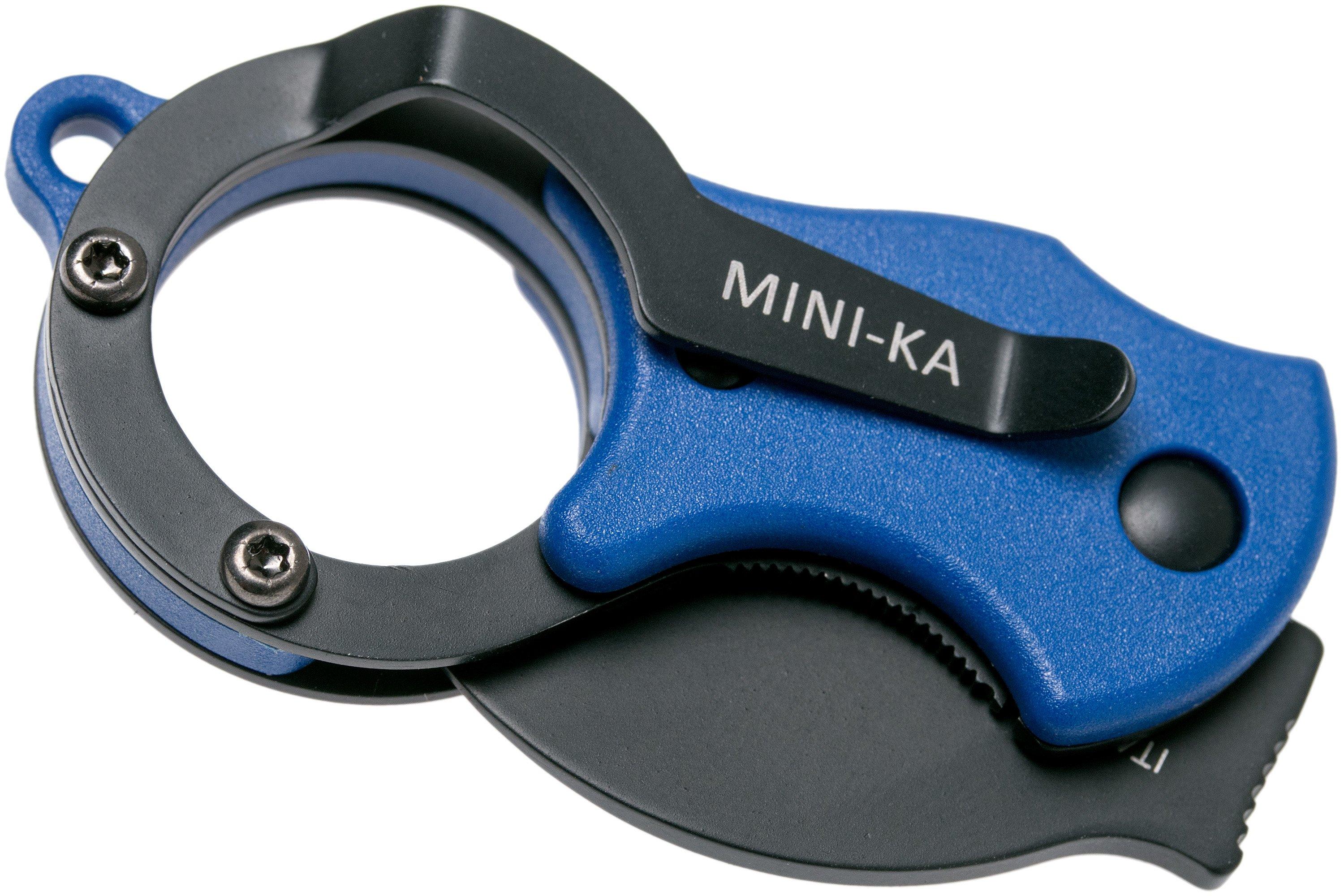 Fox Mini-KA FX-535BLB Blue & Black, karambit keychain knife
